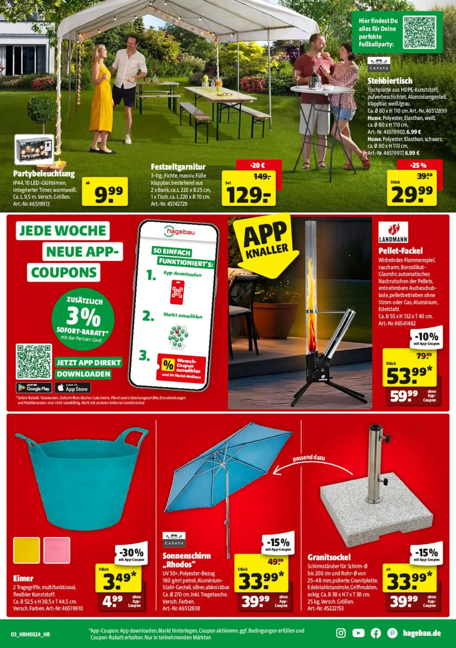 Hagebaumarkt: Hier grillt dein Bestpreis von 6. Juni bis 20. Juni 2026 - Prospekt seite 3