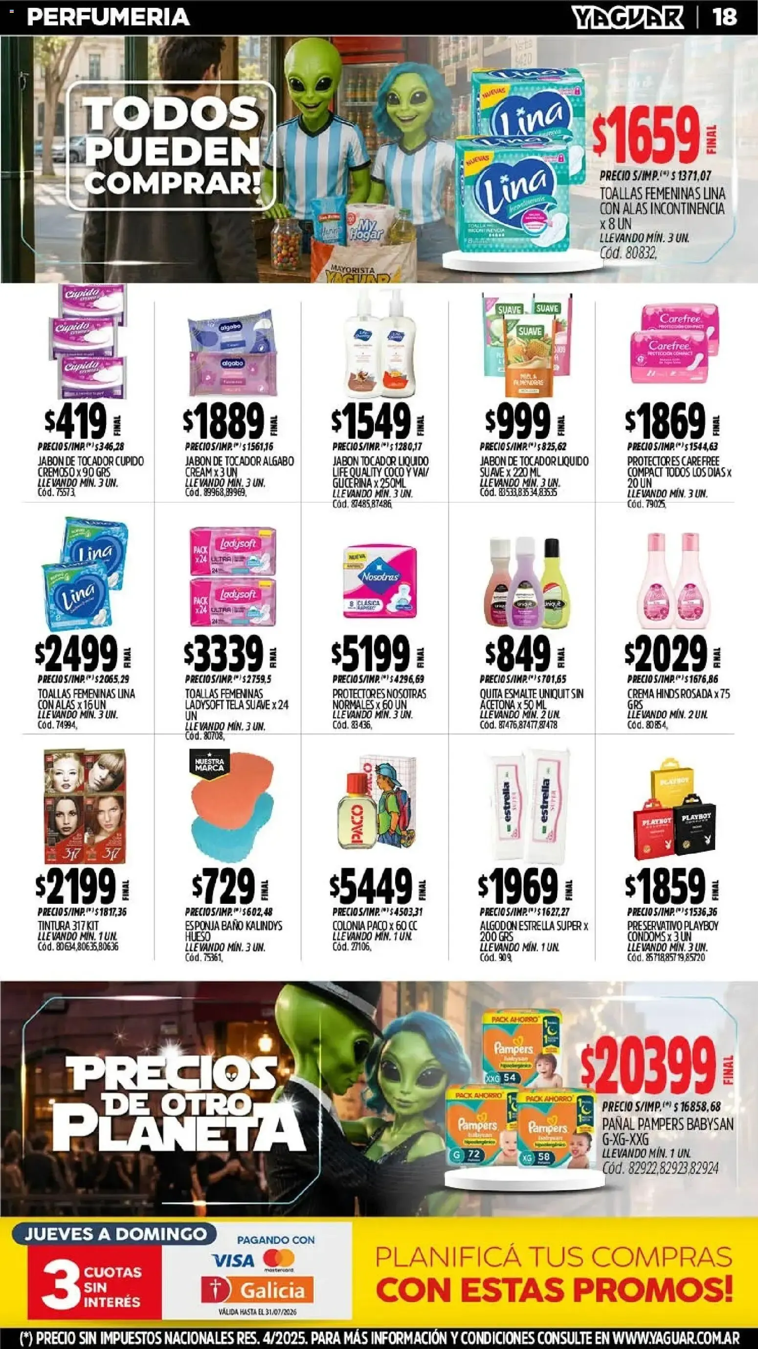 Ofertas de Yaguar - Oferta Semanal Parque Chacabuco del 13/07/2026 - 19/07/2026 13 de julio al 19 de julio 2026 - Página 19 del catálogo