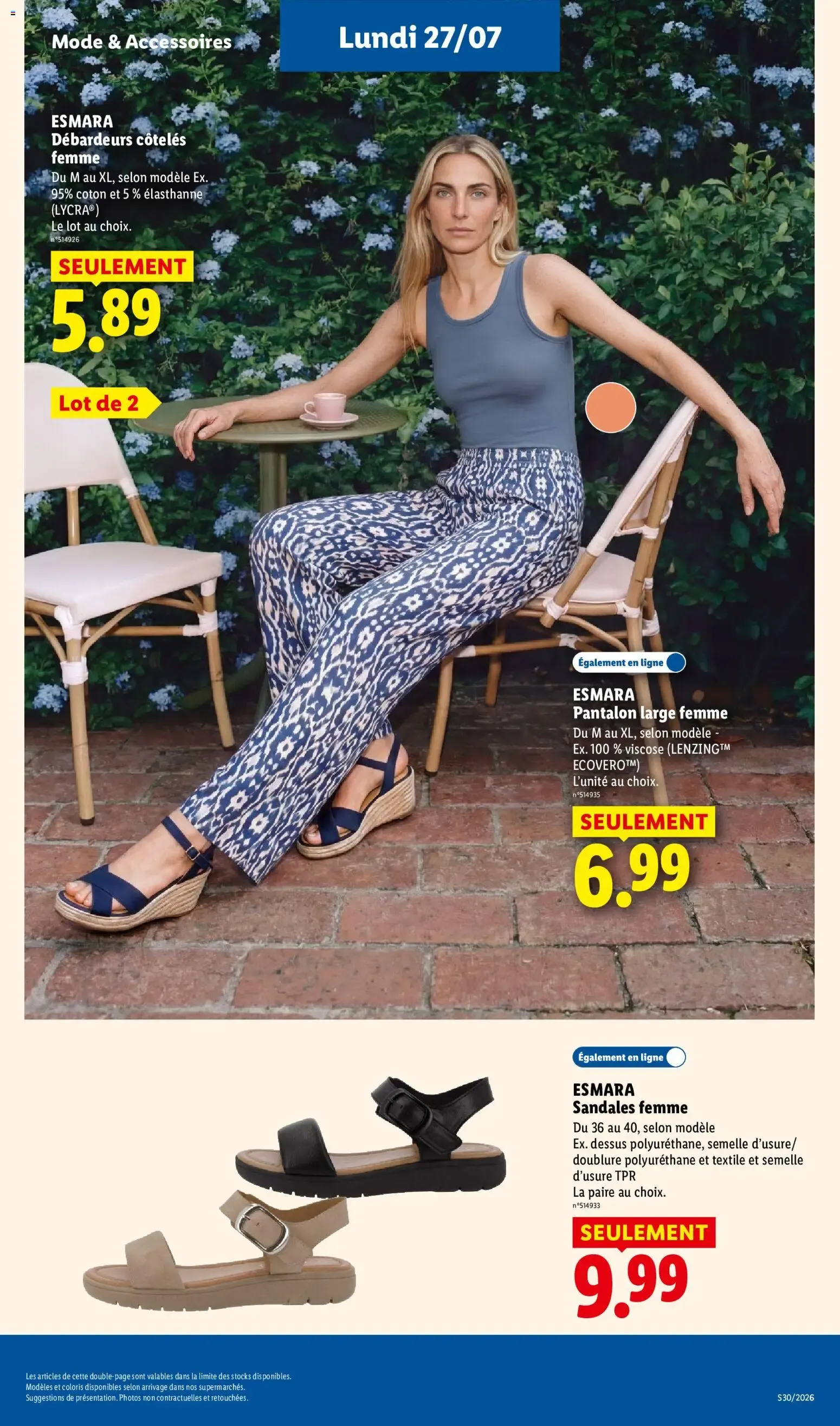 Catalogue LIDL du 23/07/2026 | Promo prospectus en ligne du 23 juillet au 29 juillet 2026 - Catalogue page 59