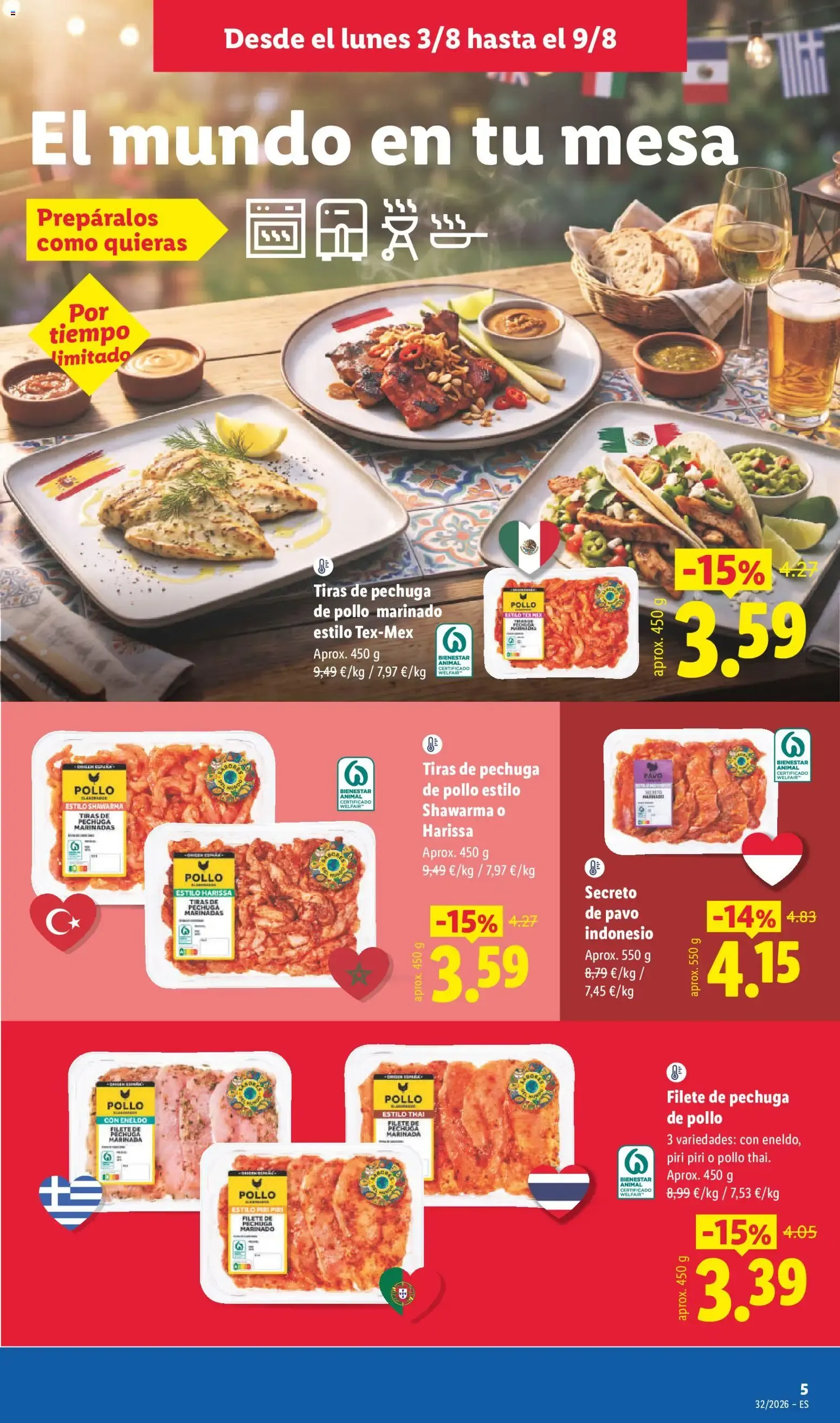 Catálogo de Lidl folleto del 03/08/2026 | Ofertas 3 de agosto al 9 de agosto 2026 - Página 15