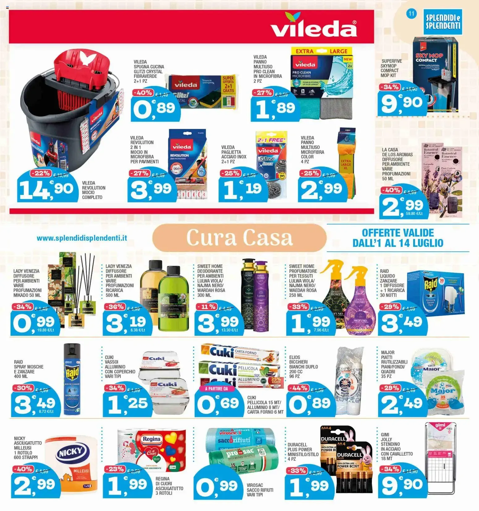 Splendidi e Splendenti da 1 luglio a 14 luglio di 2026 - Pagina del volantino 11