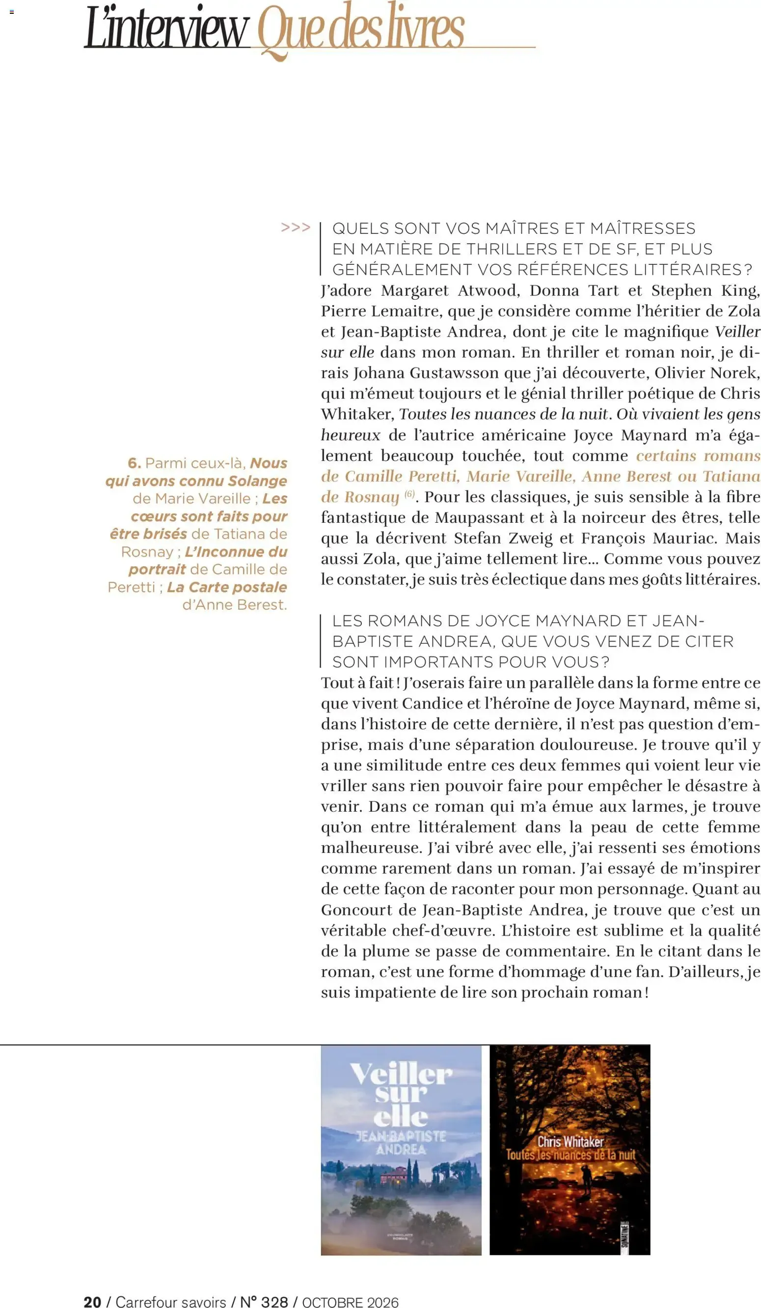 Carrefour SAVOIRS du 1 octobre au 31 octobre 2026 - Catalogue page 20