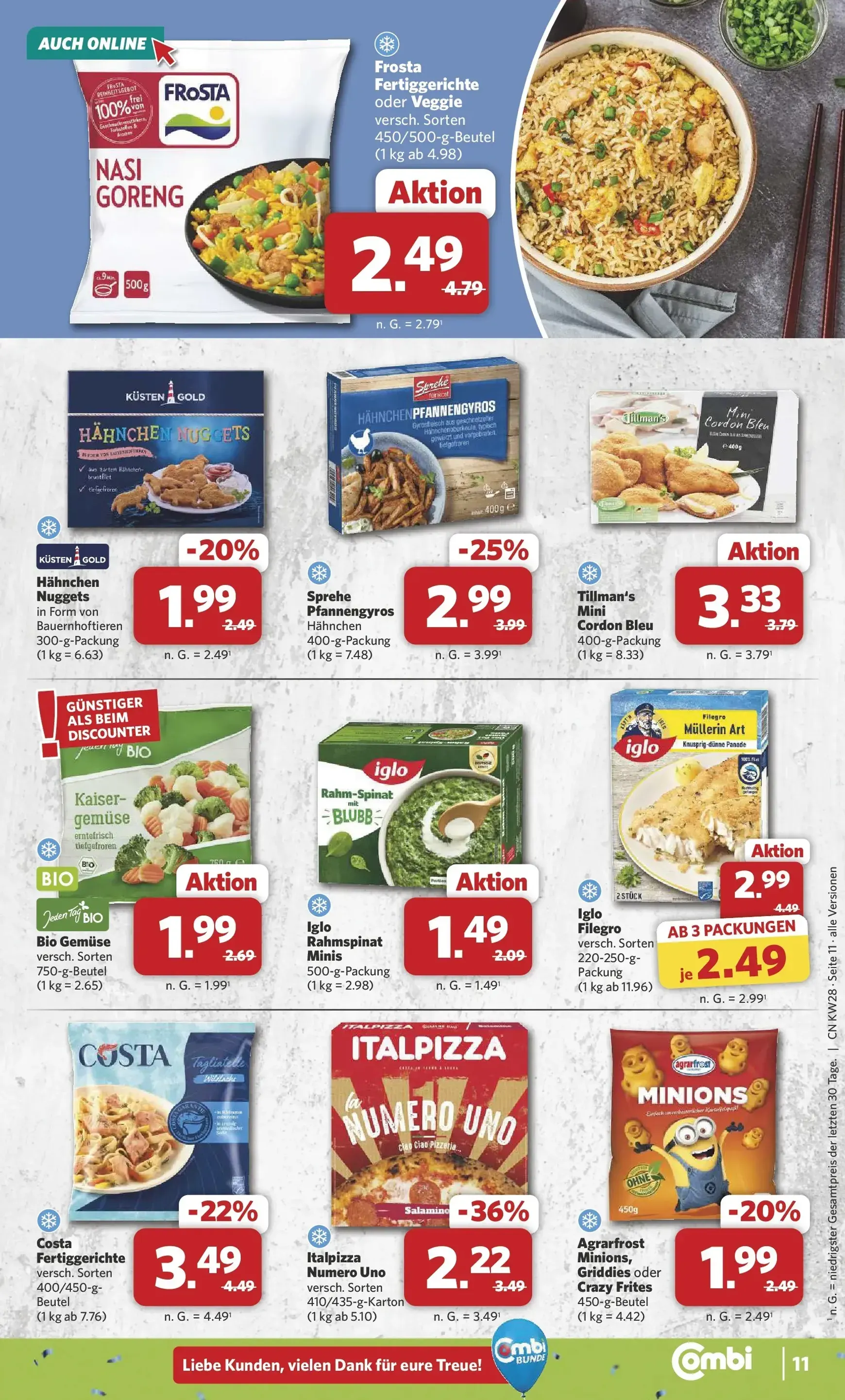 Combi Prospekt – von Montag 06.07.2026 bis Samstag 11.07.2026 von 6. Juli bis 11. Juli 2026 - Prospekt seite 11