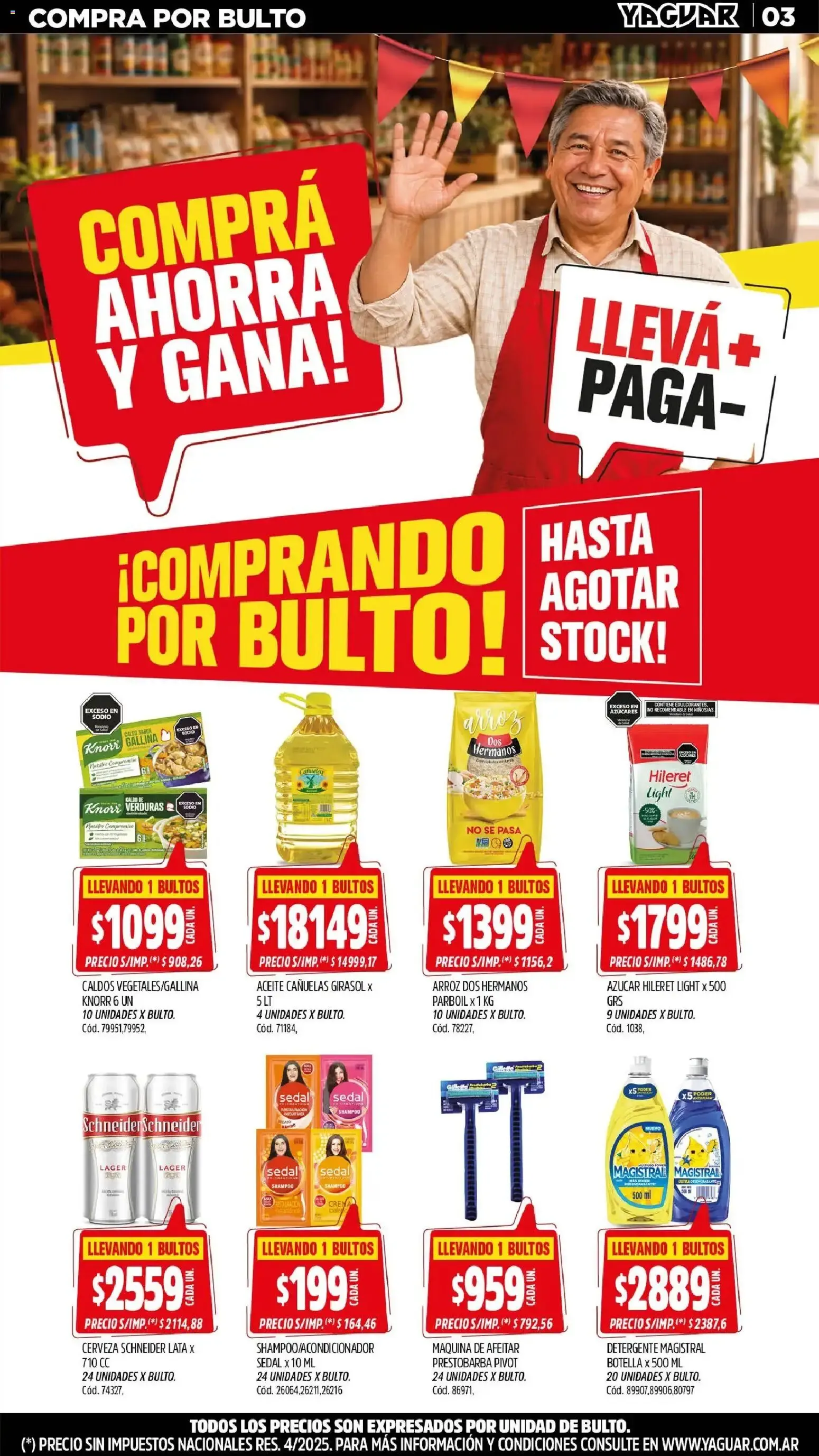 Ofertas de Mayorista Yaguar - Mes del Almacenero 31 de agosto al 5 de septiembre 2026 - Página 3 del catálogo