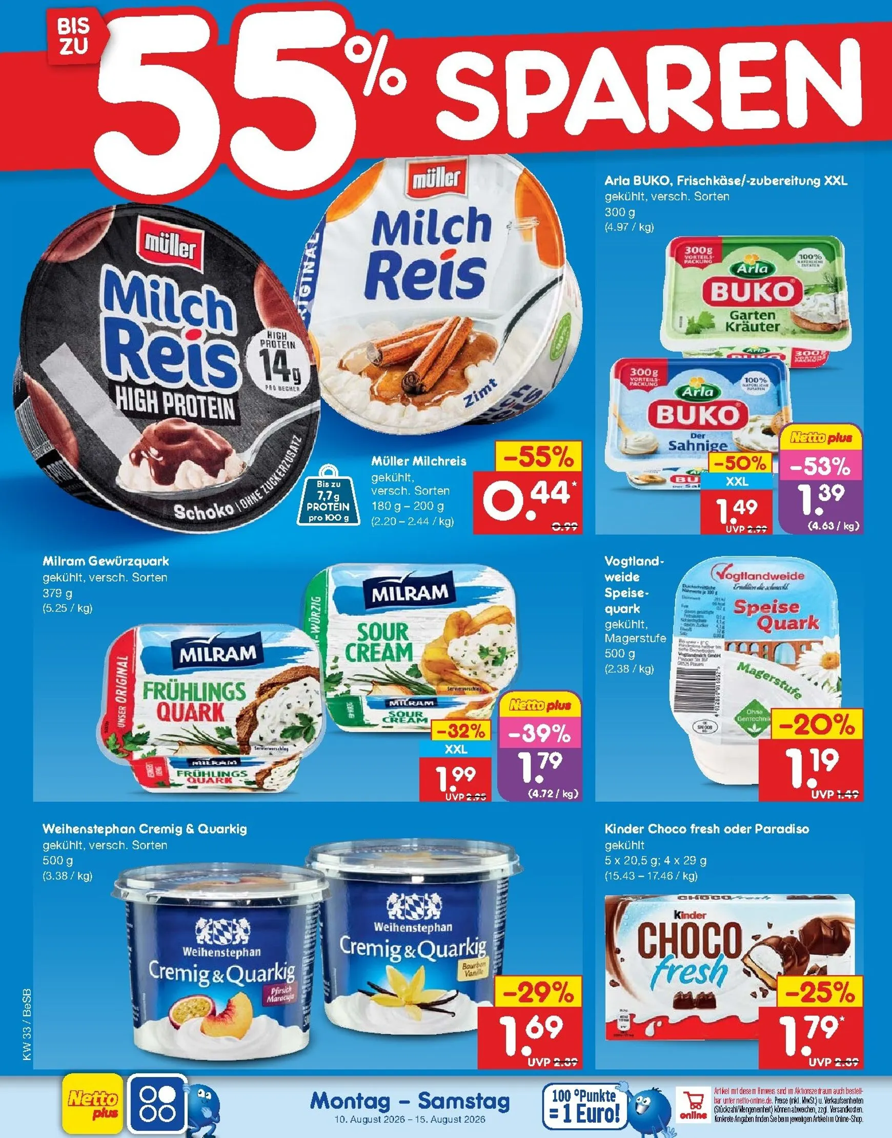 Netto Marken Discount Prospekt nächste Woche – von Montag 10.08.2026 bis Samstag 15.08.2026 von 10. August bis 15. August 2026 - Prospekt seite 19