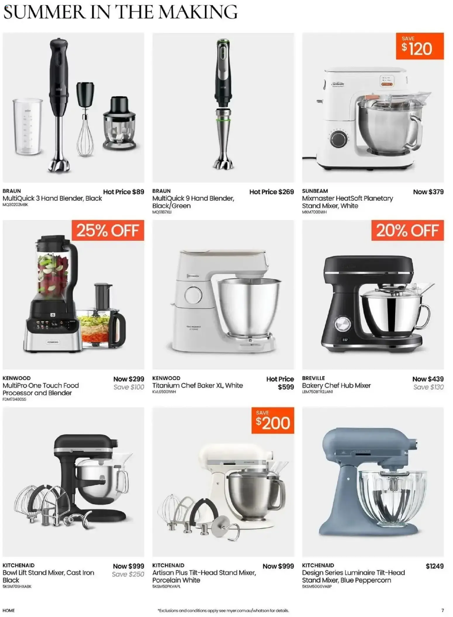 MYER Celebration Ready: Kitchen & Dining Home Essentials - Catalogue valid from 13 October to 1 November 2026 - page 9