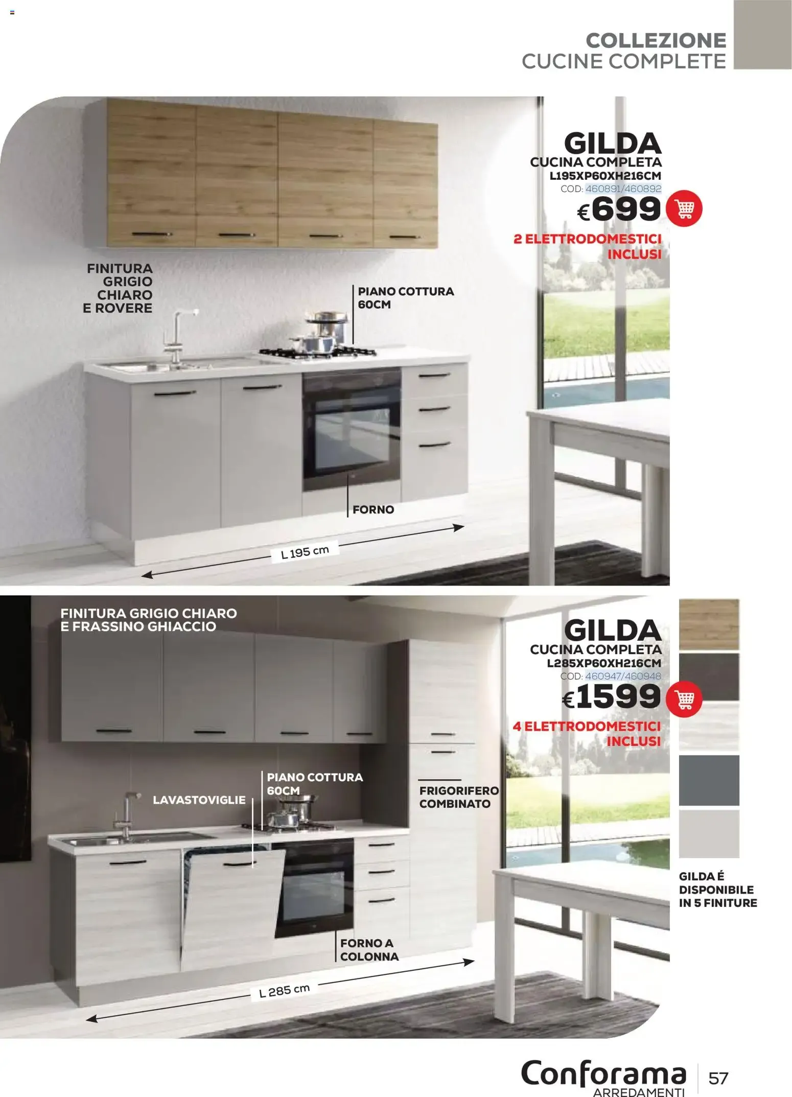 Conforama Arredamenti - Catalogo Primavera/Estate 2026 da 22 giugno a 30 settembre di 2026 - Pagina del volantino 57
