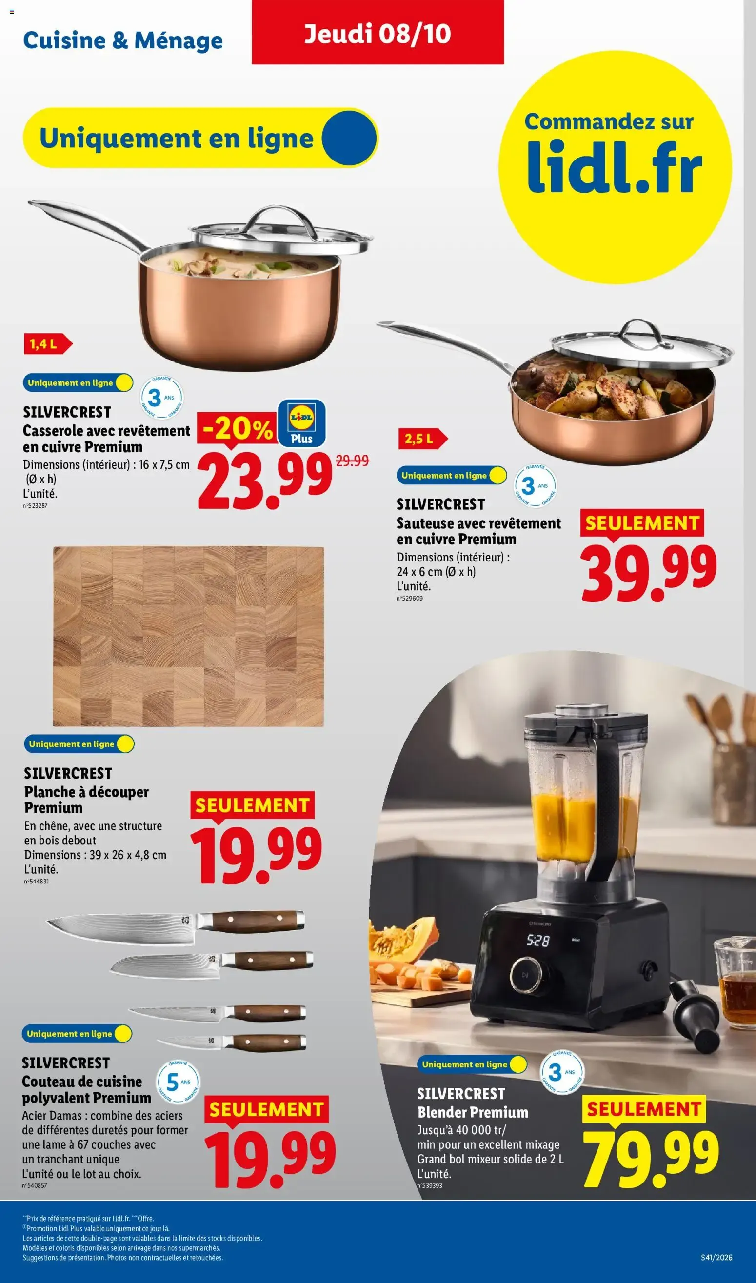 Catalogue LIDL du 08/10/2026 | Promo prospectus en ligne du 8 octobre au 14 octobre 2026 - Catalogue page 39