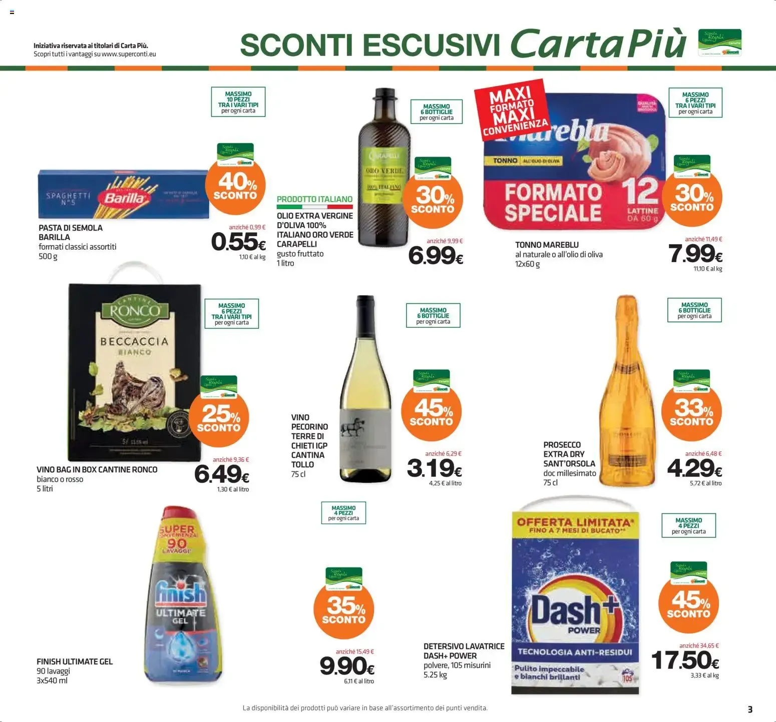 Superconti volantino dal 08/10/2026 - online Offerte da 8 ottobre a 21 ottobre di 2026 - Pagina del volantino 3
