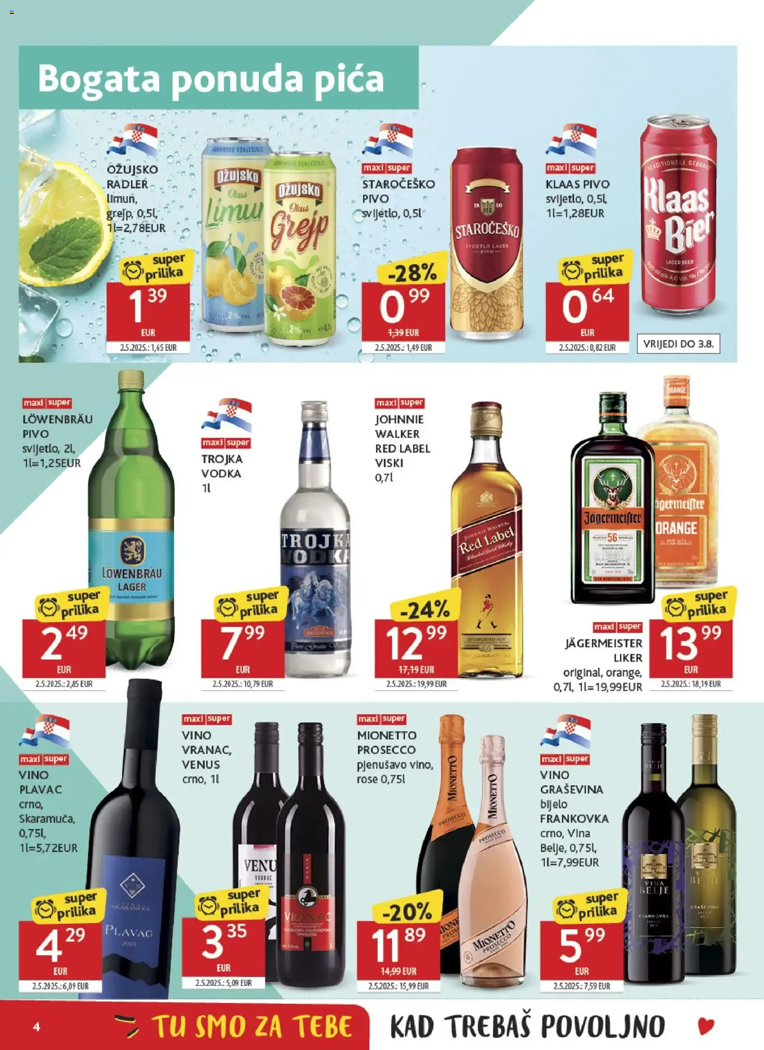 Katalog Konzum Katalog novi od 22.07.2026 na listanje > letak digitalni od 22. srpnja do 28. srpnja 2026. - Pregled Stranica 4