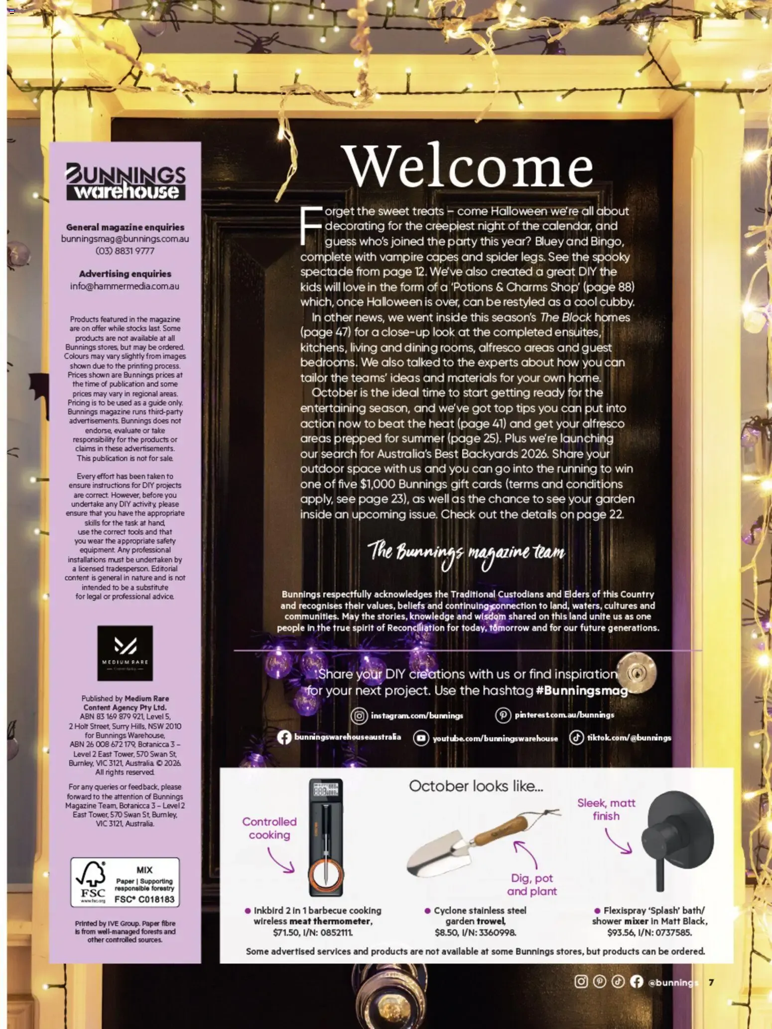 Bunnings Warehouse Halloween 👻 catalogue from 01/10/2026 - Catalogue valid from 1 October to 31 October 2026 - page 7