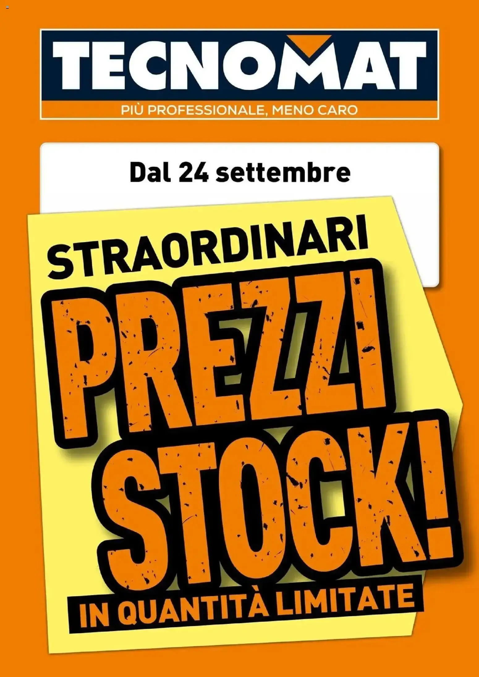 STRAORDINARI PREZZI STOCK! IN QUANTITÀ LIMITATE da 24 settembre a 28 ottobre di 2026 - Pagina del volantino 1