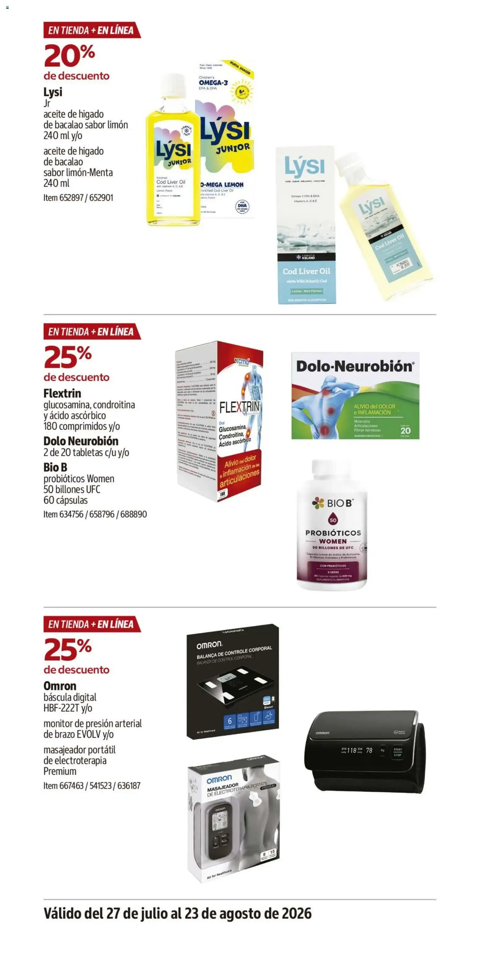 Catálogo de Descuentos exclusivos para socios 27 de julio al 23 de agosto 2026 - Pagina 34