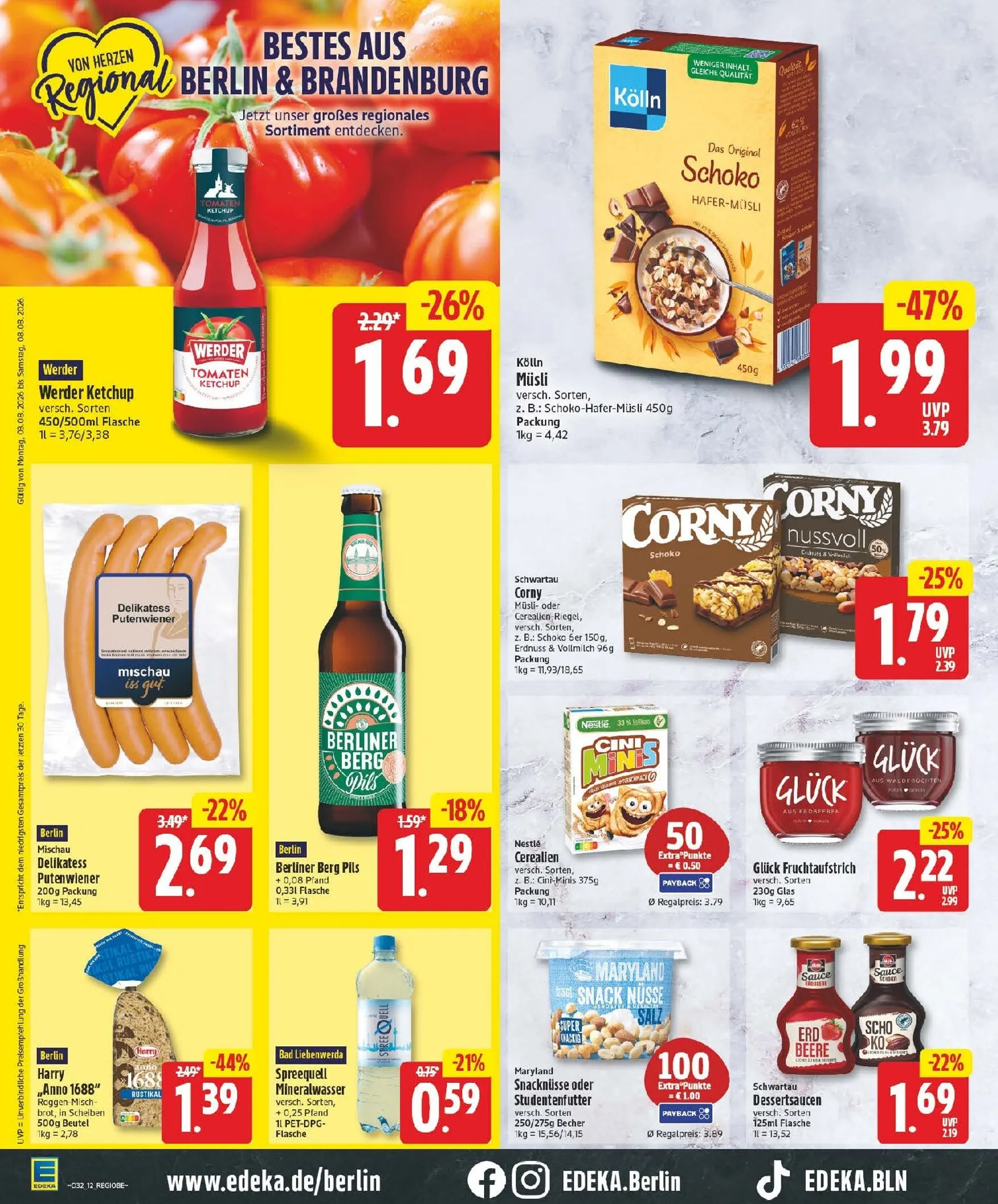Edeka Prospekt nächste Woche – von Montag 03.08.2026 bis Samstag 08.08.2026 von 3. August bis 8. August 2026 - Prospekt seite 12