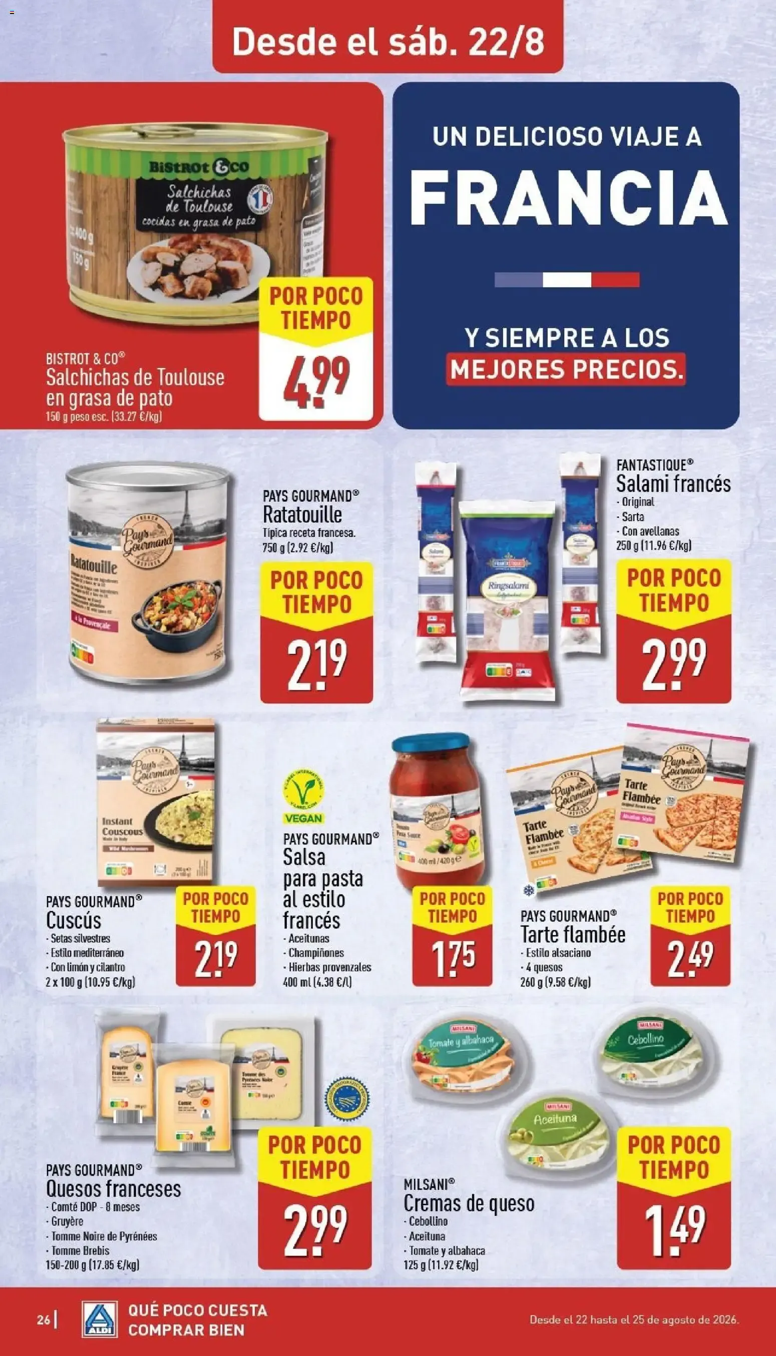 Catálogo de Aldi folleto Península del 17/08/2026 | Catálogo 17 de agosto al 23 de agosto 2026 - Página 26