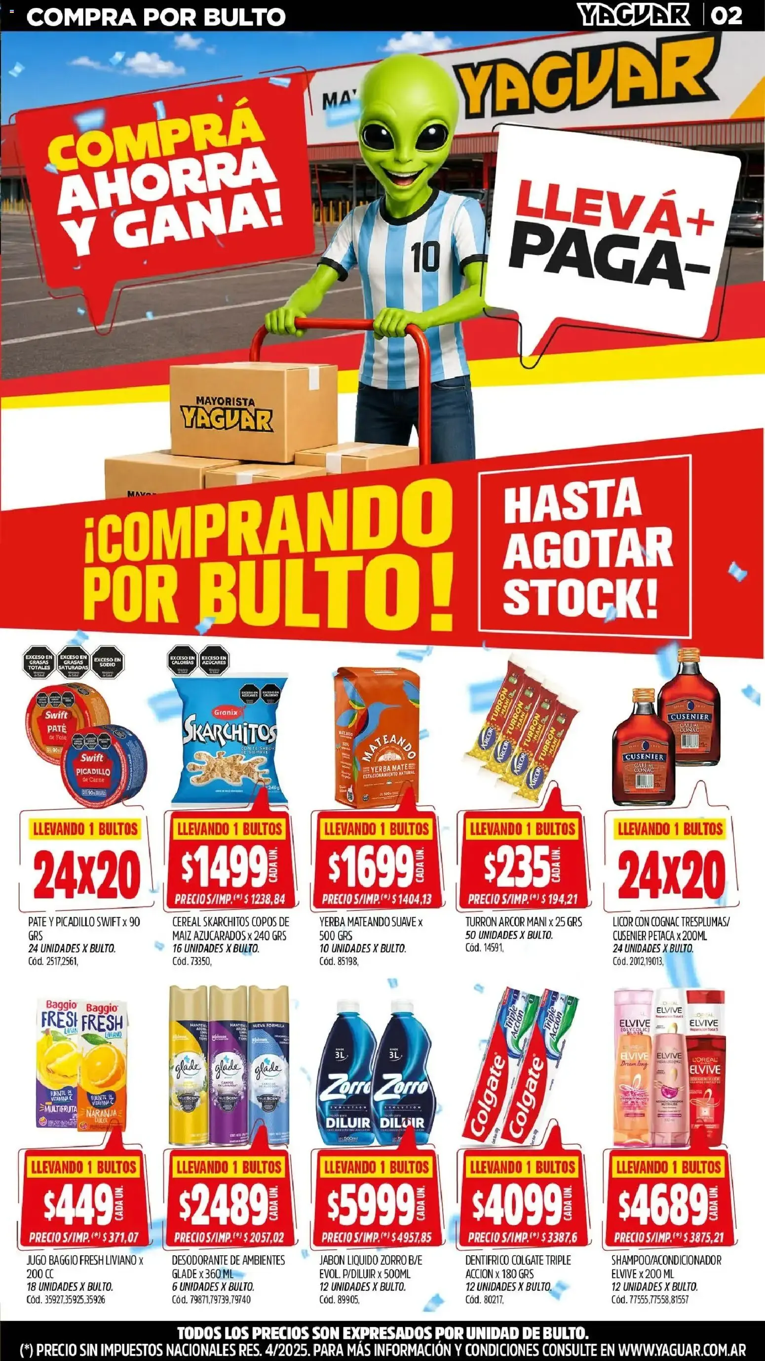 Ofertas de Mayorista Yaguar - Precios de Otro Planeta 29 de junio al 5 de julio 2026 - Página 3 del catálogo