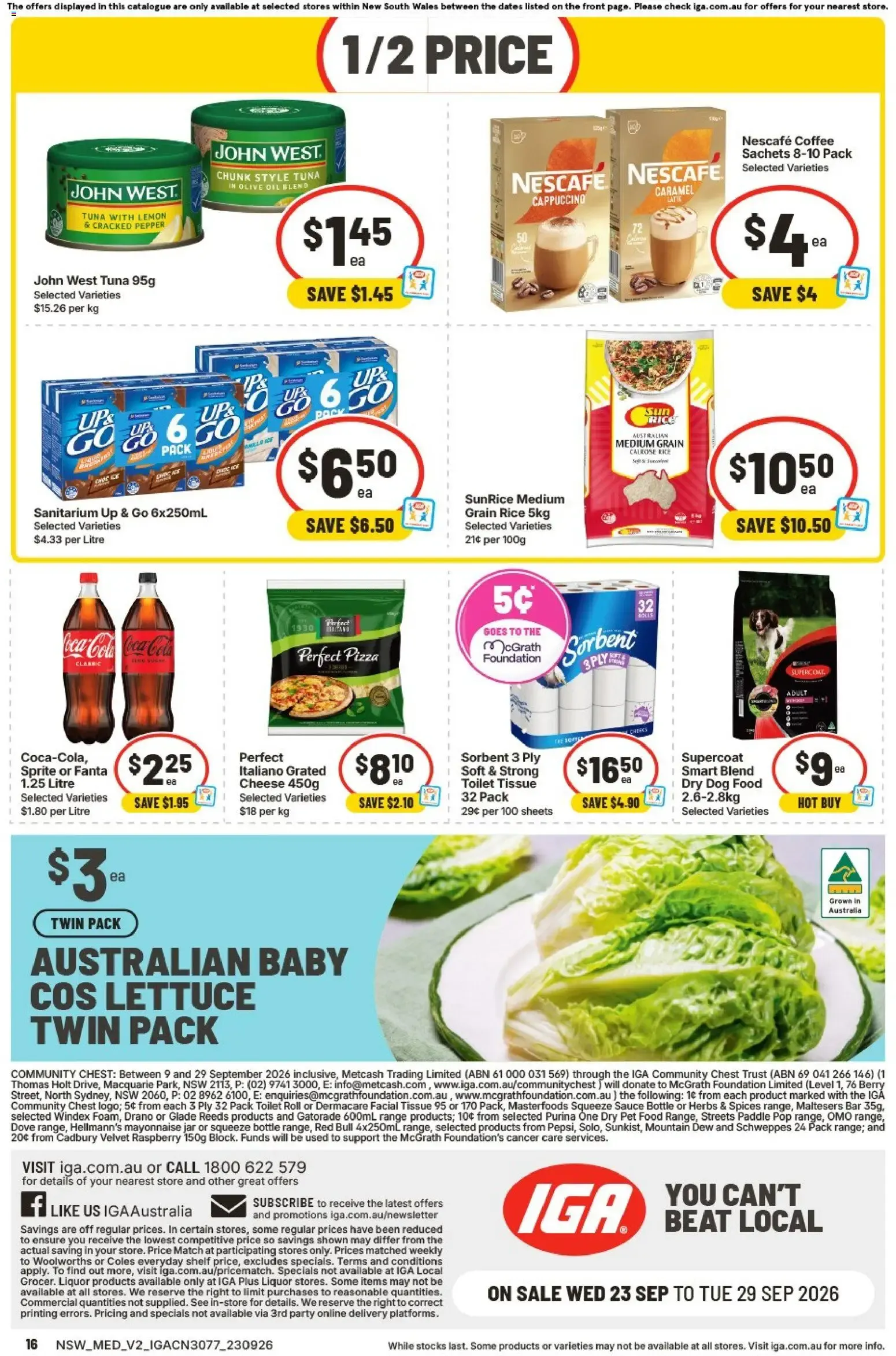 IGA FOOTY FINALS - Catalogue valid from 23 September to 29 September 2026 - page 28