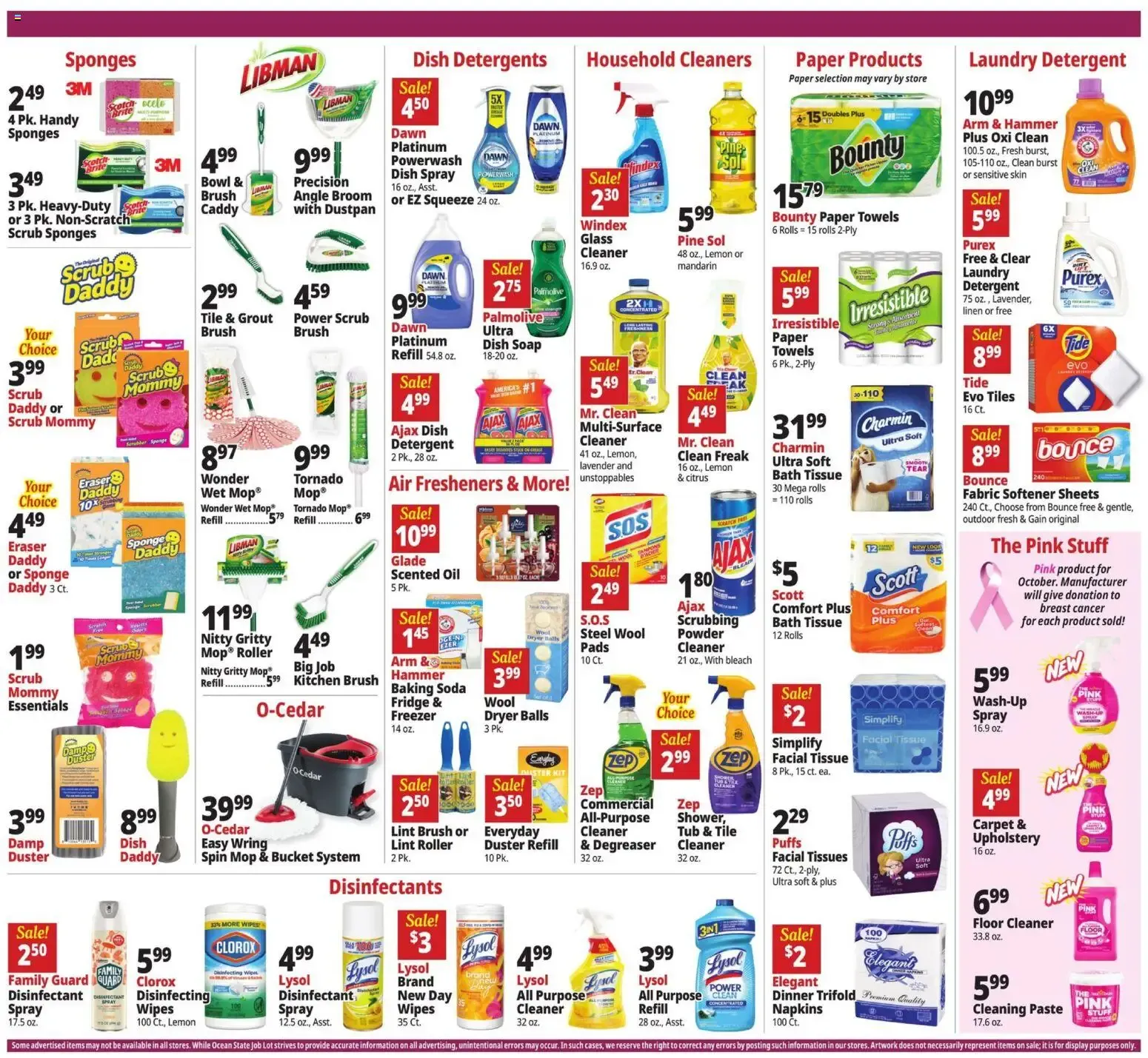 Weekly promotion Ocean State Job Lot Weekly Ad (10/15 - 10/21 2026) - Flyer spanning from October 15 to October 21 2026 - Page 12 for Catalogue 365