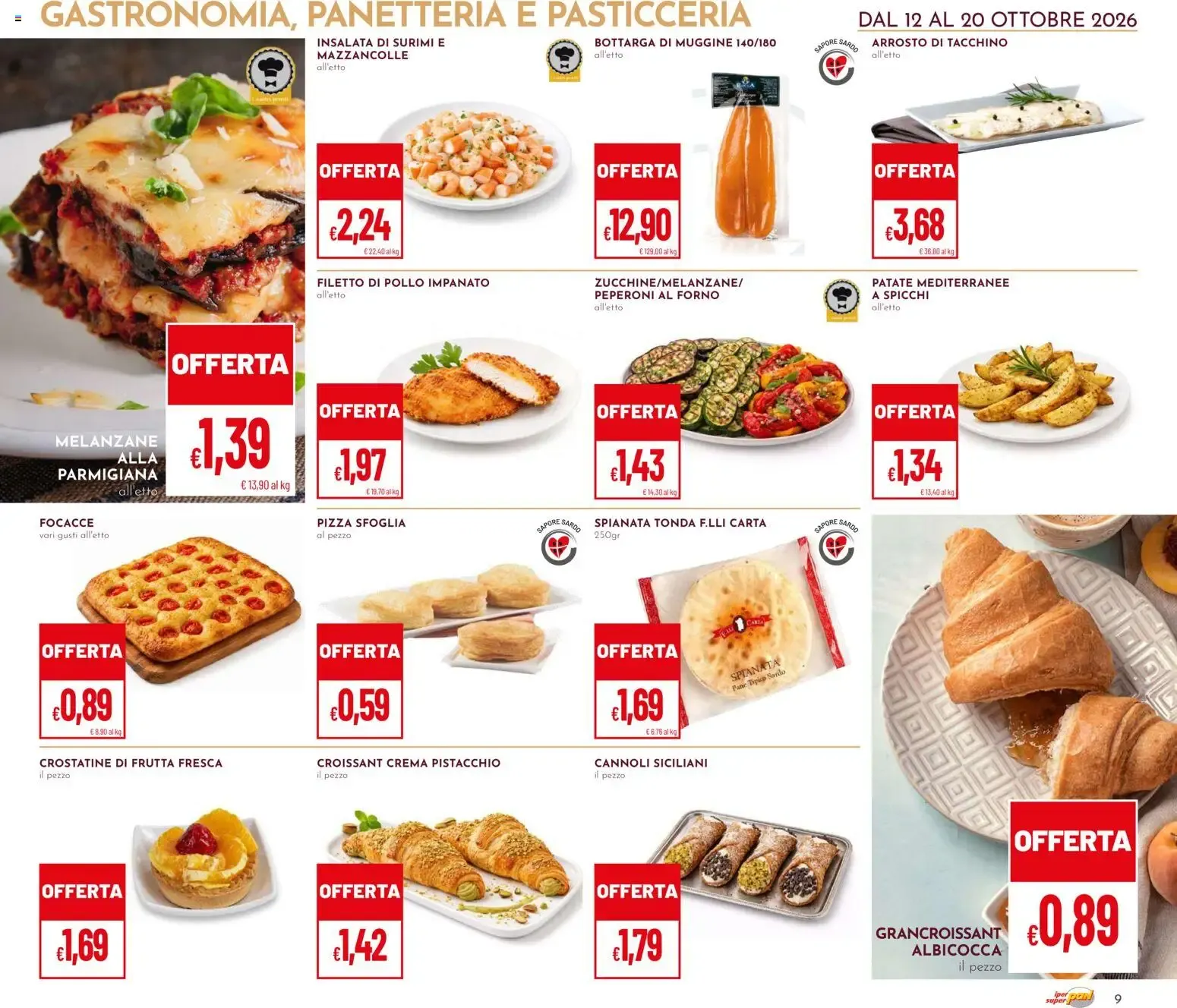 Iper Pan & Superpan: Sconti fino al 50% da 12 ottobre a 20 ottobre di 2026 - Pagina del volantino 9