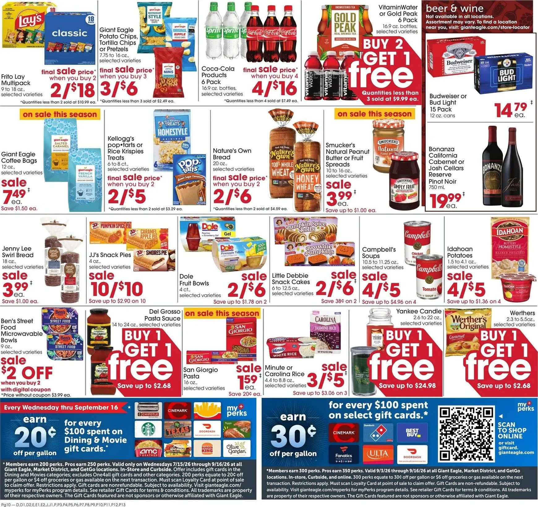 Weekly ad Current Giant Eagle leaflet valid from Thursday 09/10/2026 to Wednesday 09/16/2026 from September 10 to September 16 2026 - Page 12
