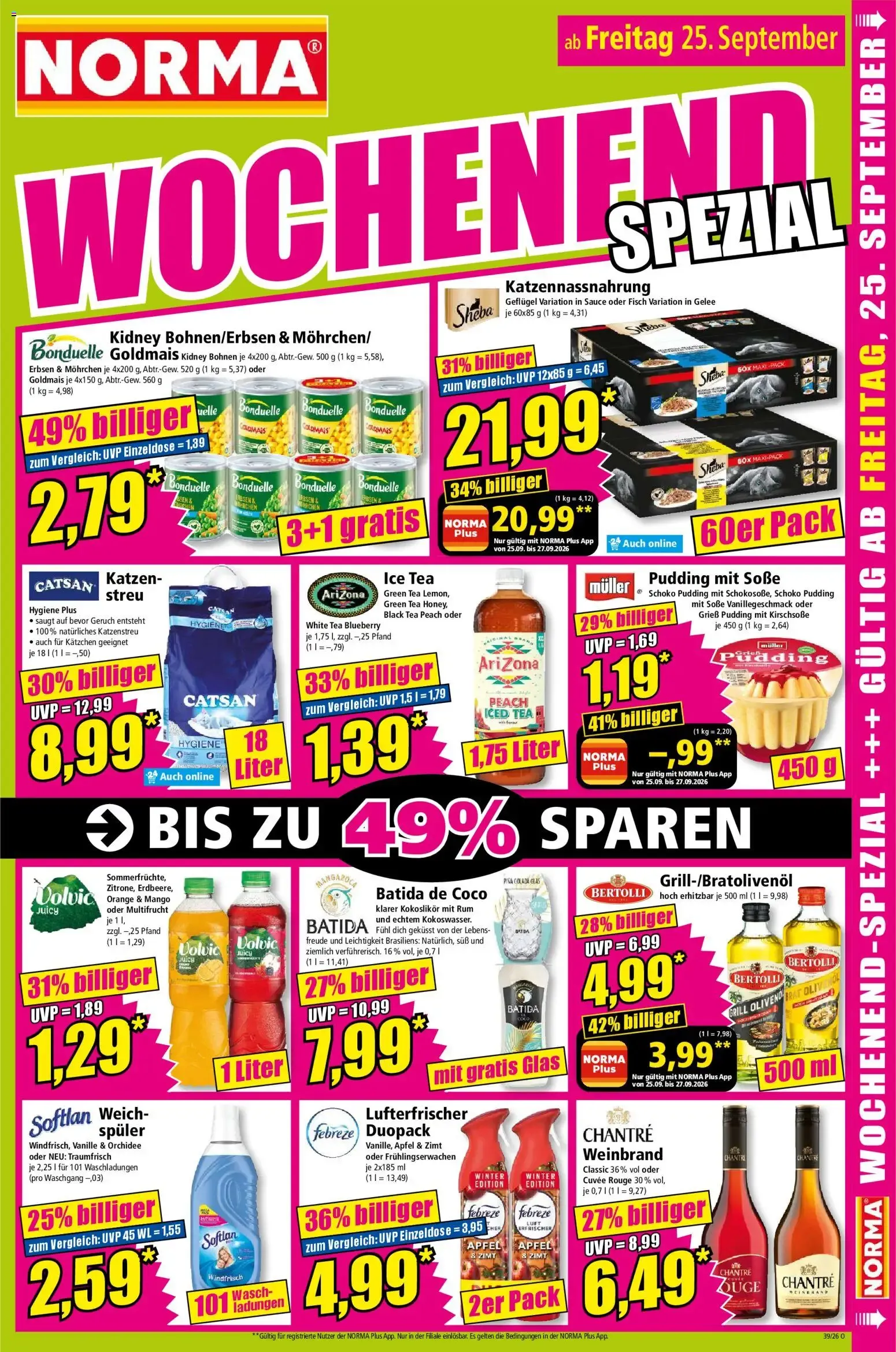 NORMA: Mehr fürs Geld ab 21. September von 21. September bis 27. September 2026 - Prospekt seite 15