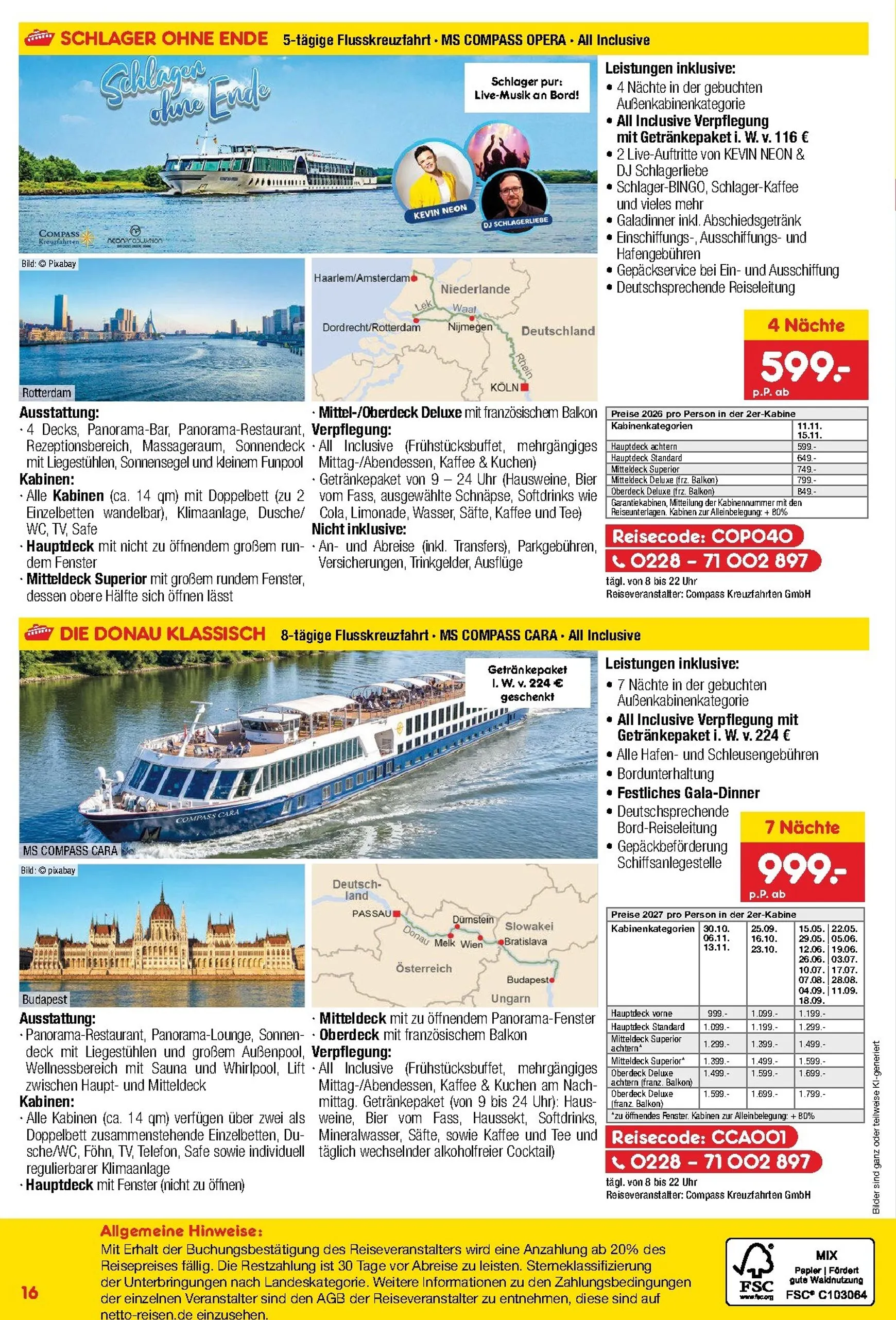 Netto REISEN - Reisemagazin September von 27. August bis 30. September 2026 - Prospekt seite 16