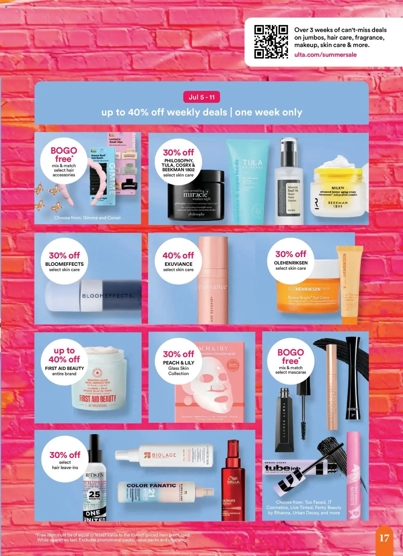 Weekly ad Ulta Beauty: Big Summer Beauty Sale from June 19 to July 11 2026 - Page 17