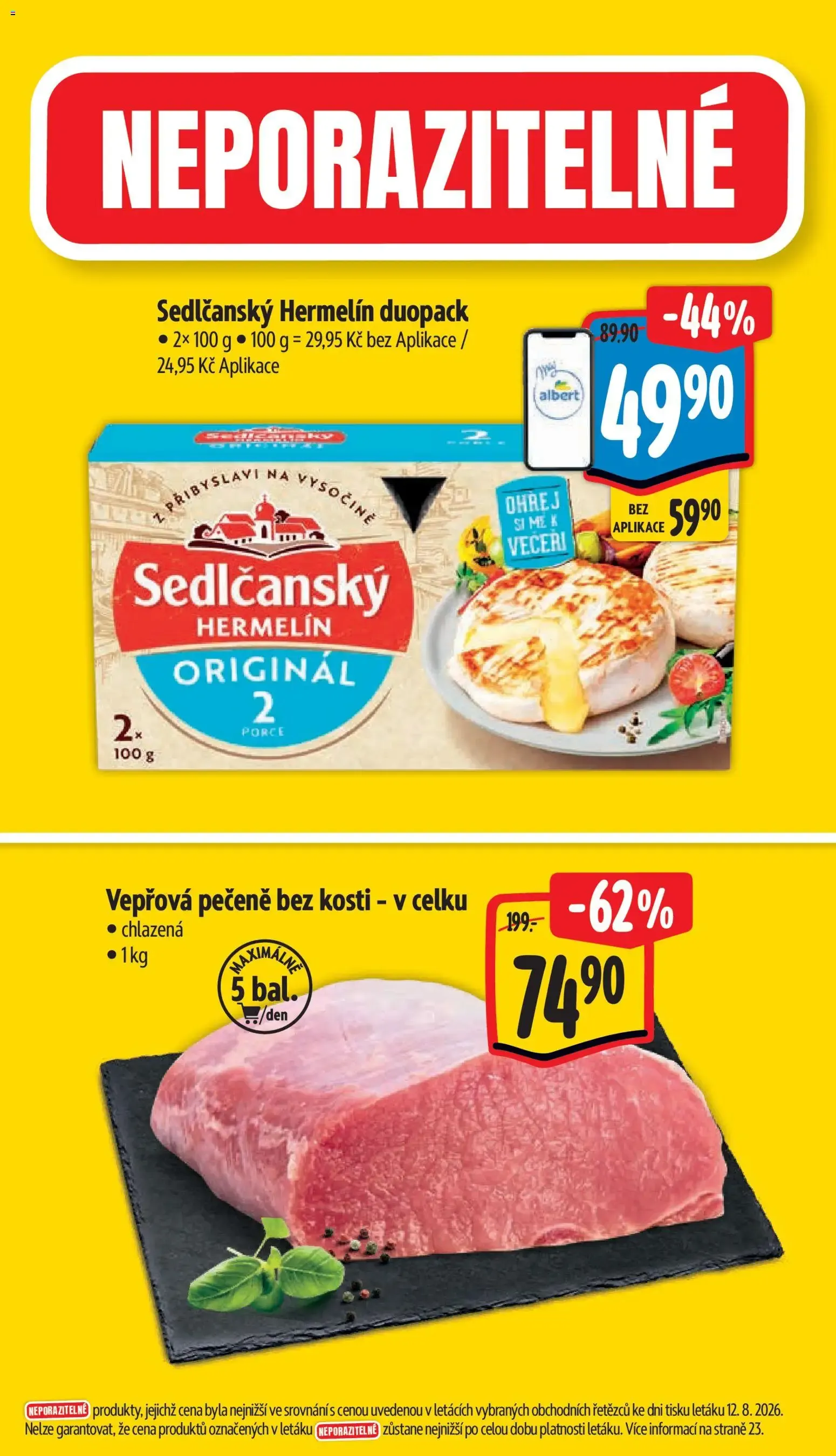 Albert leták - Hypermarket od 19.08.2026 - Akční leták - 19. srpna 25. srpna 2026 - Page 2
