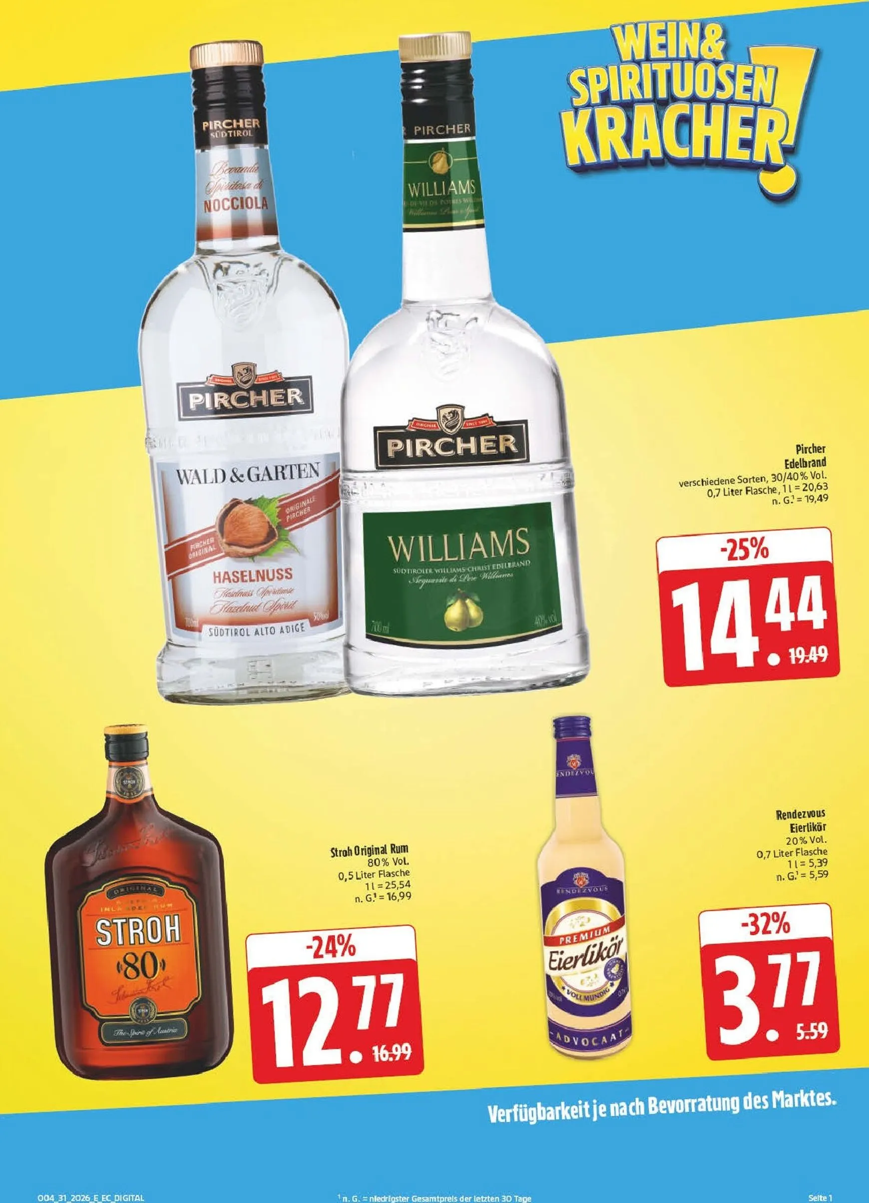Edeka - Potrzebski Prospekt – von Montag 27.07.2026 bis Samstag 01.08.2026 von 27. Juli bis 1. August 2026 - Prospekt seite 7