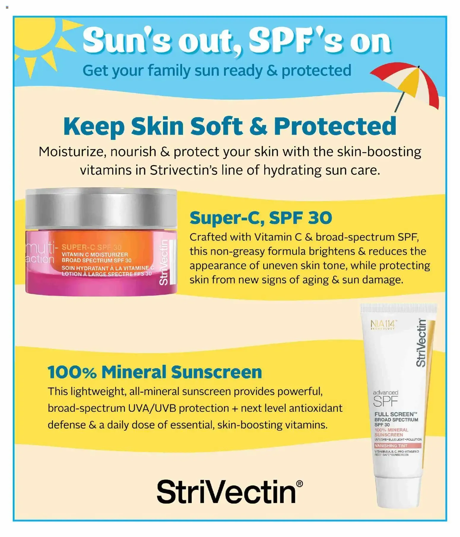 Sun's out, SPF's on from April 10 to September 3 2026 - flyer page 6