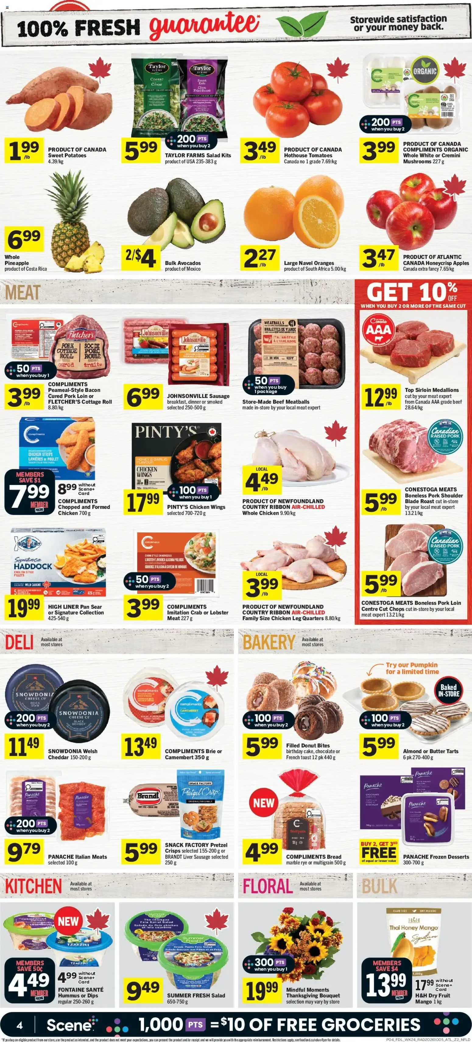 Foodland Happy Thanksgiving Weekly Flyer from October 8 to October 14 2026 - flyer page 5