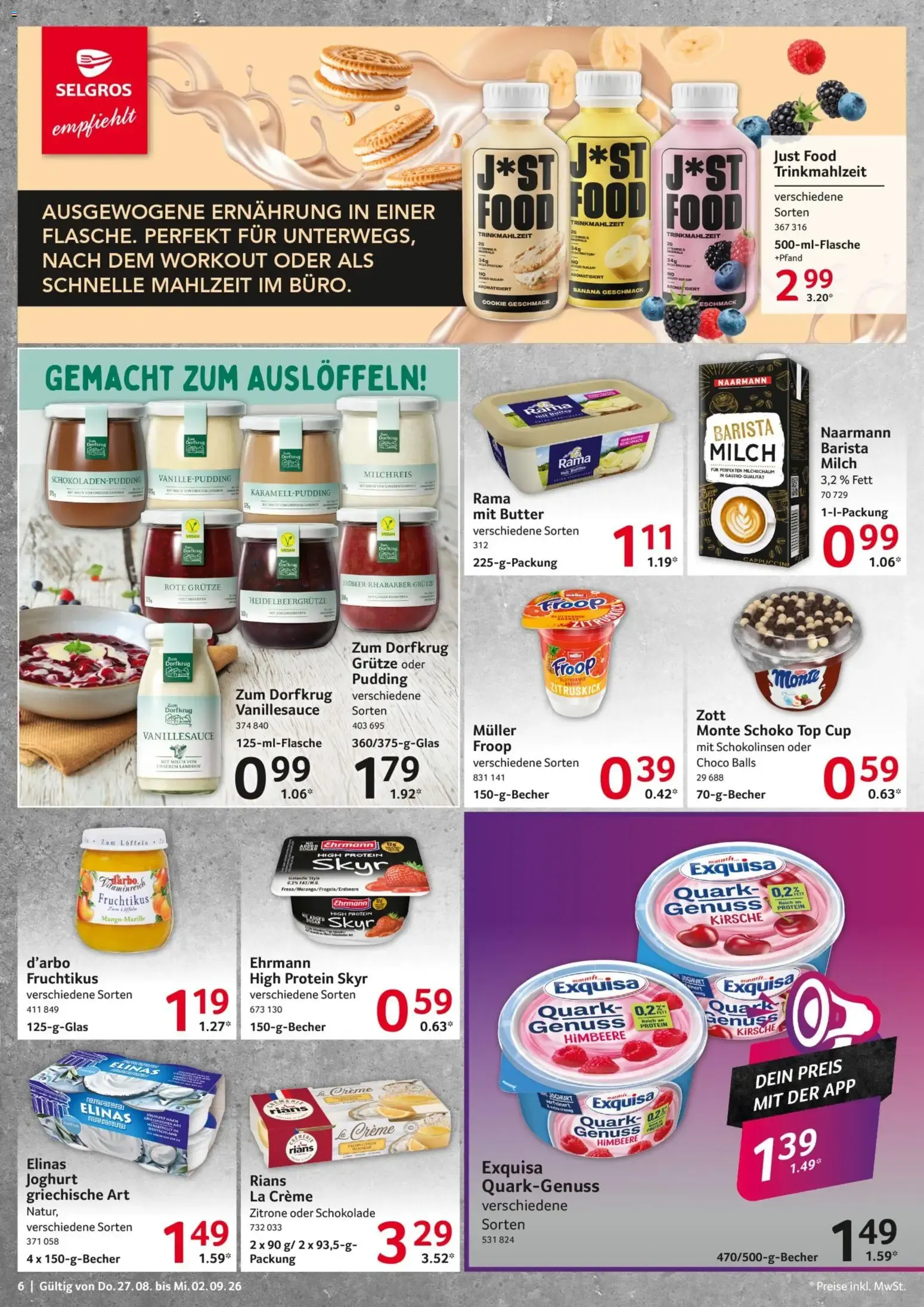 Selgros Prospekt (ab 27.08.2026) zum Blättern von 27. August bis 2. September 2026 - Prospekt seite 6