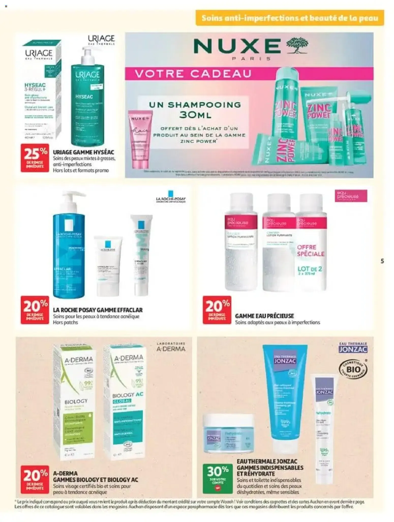 Auchan Parapharmacie, beauté à partir du 01/09/2026 - promo en ligne du 1 septembre au 27 septembre 2026 - Catalogue page 5