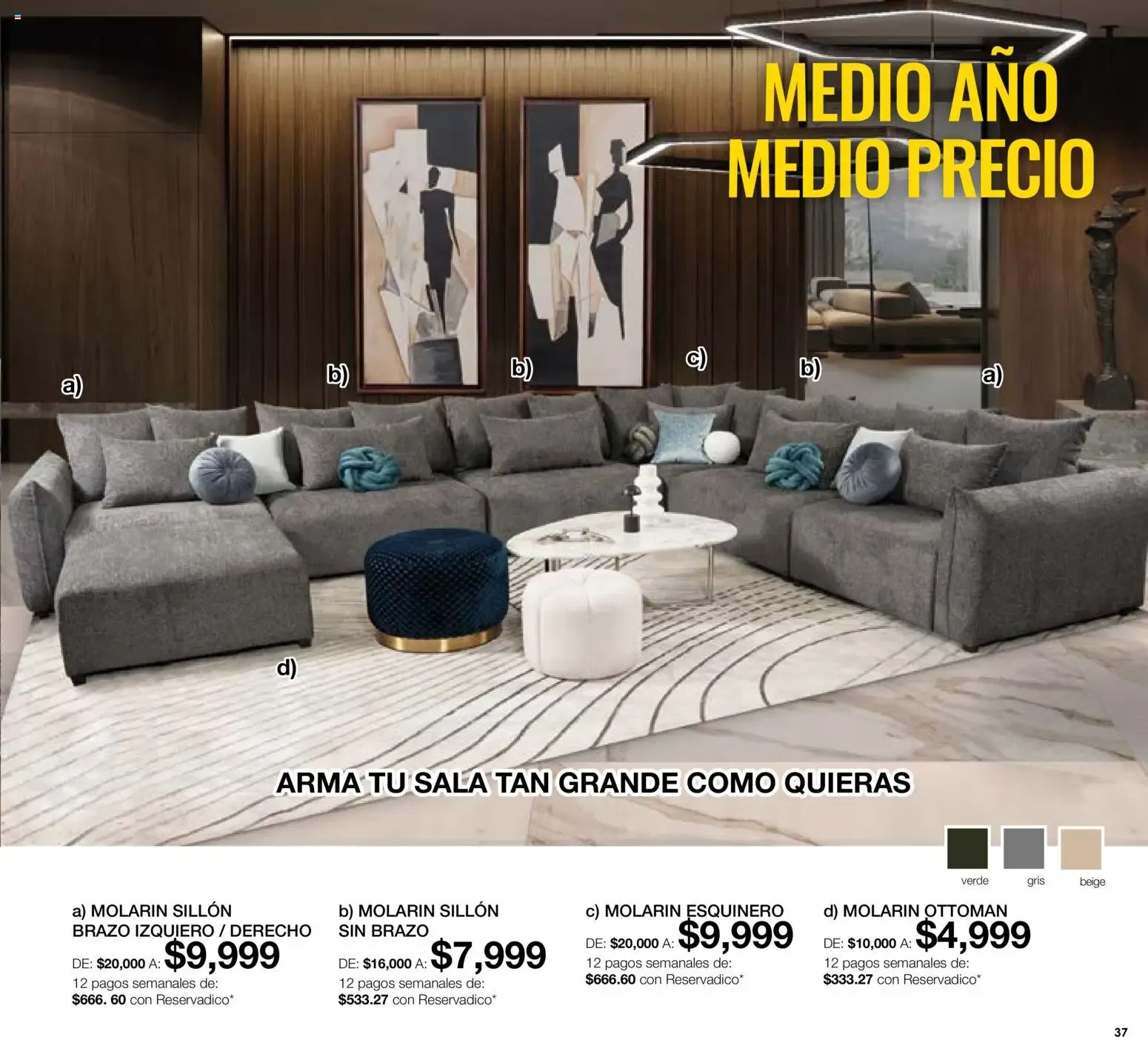 Catálogo de Dico Muebles - Medio Año Medio Precio 1 de agosto al 31 de agosto 2026 - Pagina 37