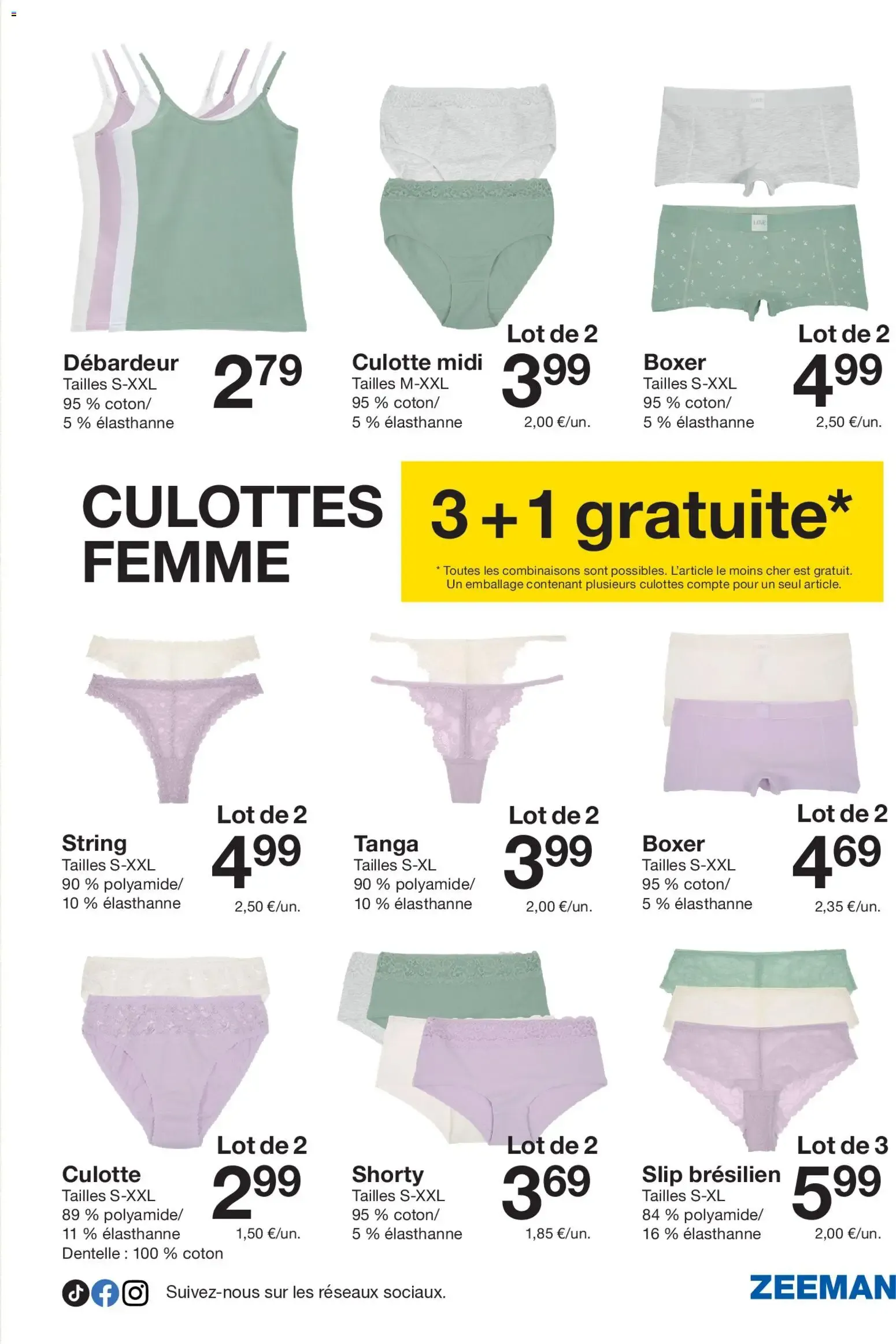 Zeeman - Promoción Ropa Interior Femenina du 13 juin au 26 juin 2026 - Catalogue page 5