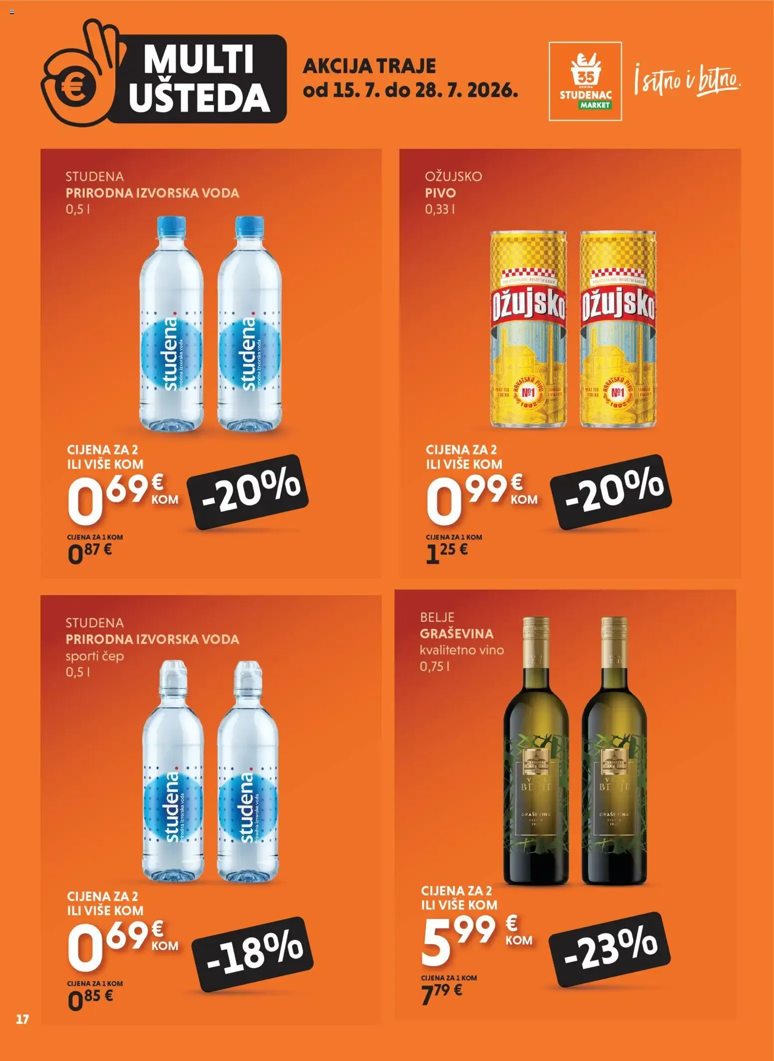 Katalog Multi Ušteda od 15. srpnja do 28. srpnja 2026. - Pregled Stranica 17