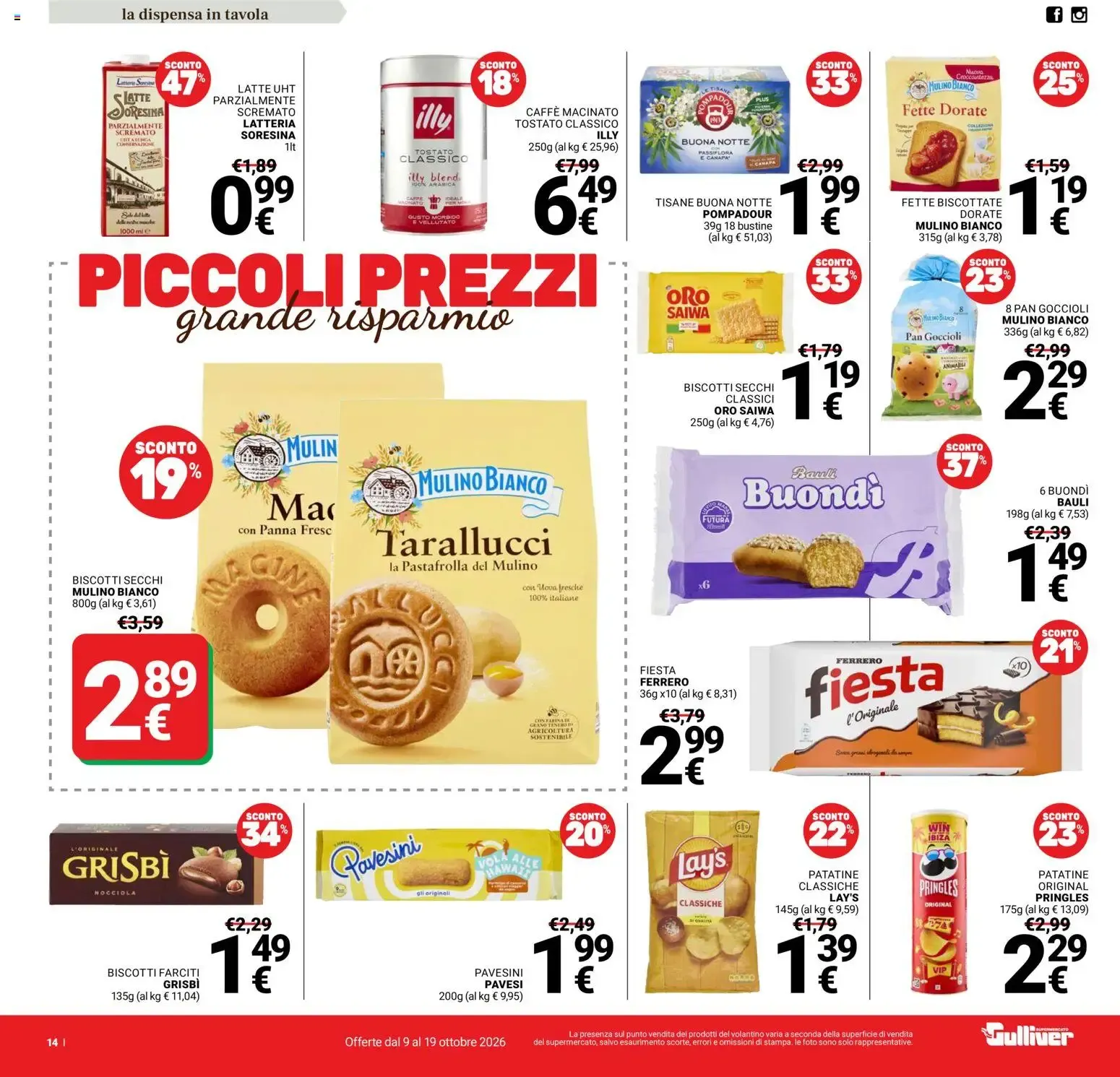 Nuovo Gulliver volantino dal 09/10/2026 > offerte anteprima 🛍️ da 9 ottobre a 19 ottobre di 2026 - Pagina del volantino 14