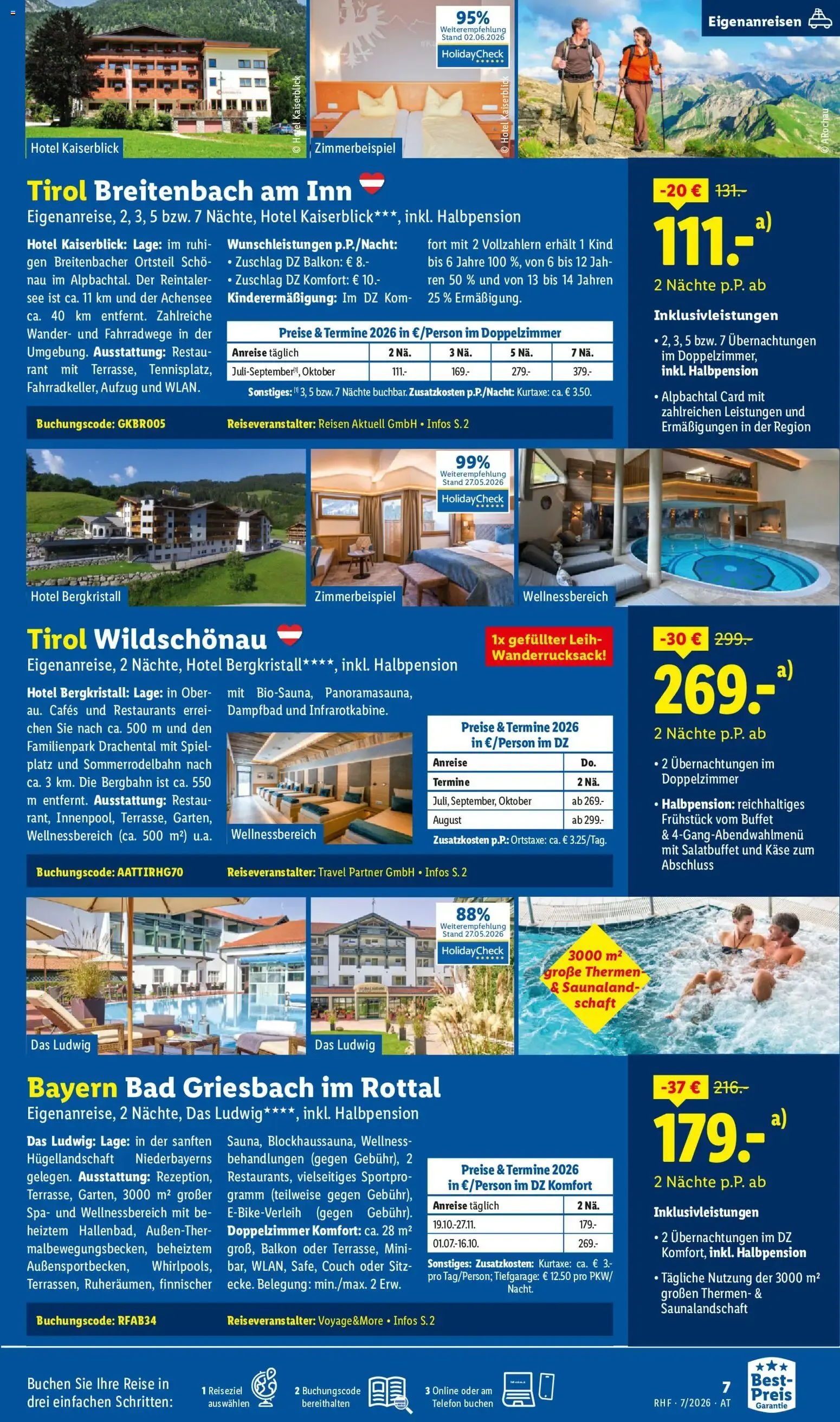 Lidl Traumurlaub - Buchbar von 1.7. bis 31.7. von 1. Juli bis 31. Juli 2026 - Flugblätt seite  5