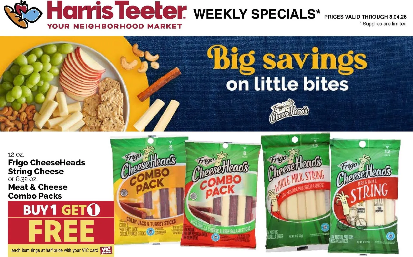 Weekly ad Current Harris Teeter leaflet valid from Wednesday 07/29/2026 to Tuesday 08/04/2026 from July 29 to August 4 2026 - Page 15