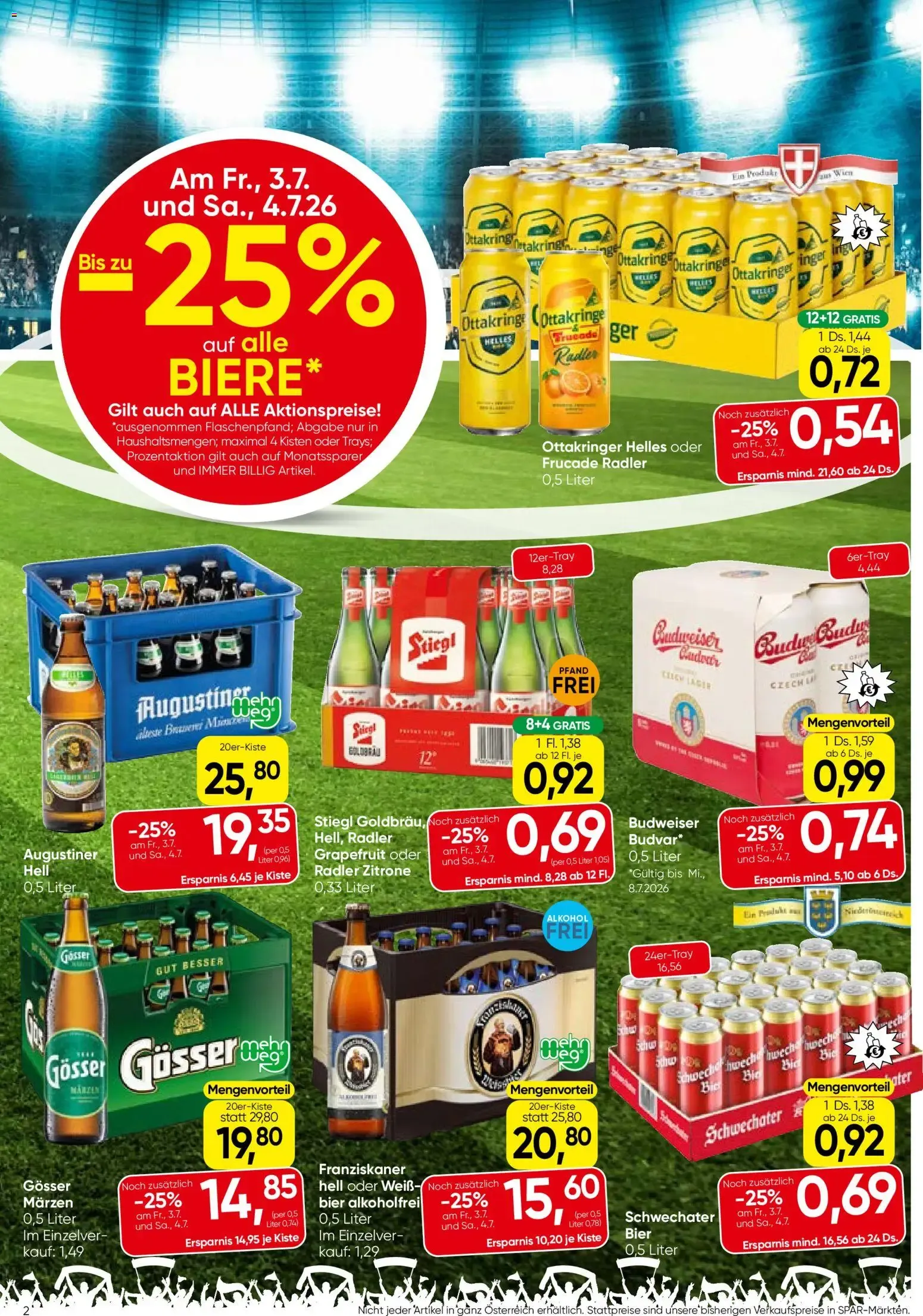 SPAR EUROSPAR INTERSPAR - SPAR - Angebote von 1. Juli bis 15. Juli 2026 - Flugblätt seite  2