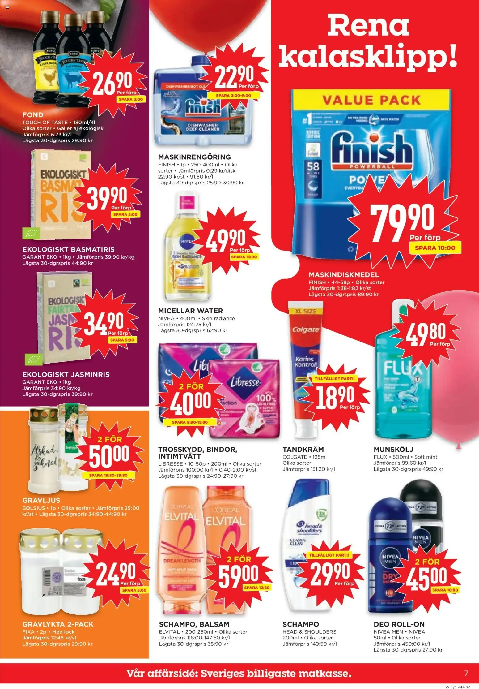 Willys erbjudanden från 26/10/2026 - 01/11/2026 > Reklamblad nuvarande rabatter från 26 oktober till 1 november 2026 - Reklamblad sidor 7