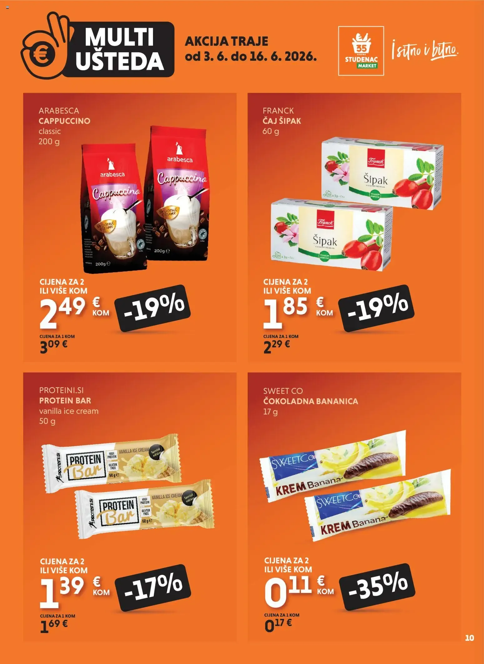 Katalog UZMI VIŠE, PLATI MANJE od 3. lipnja do 16. lipnja 2026. - Pregled Stranica 10