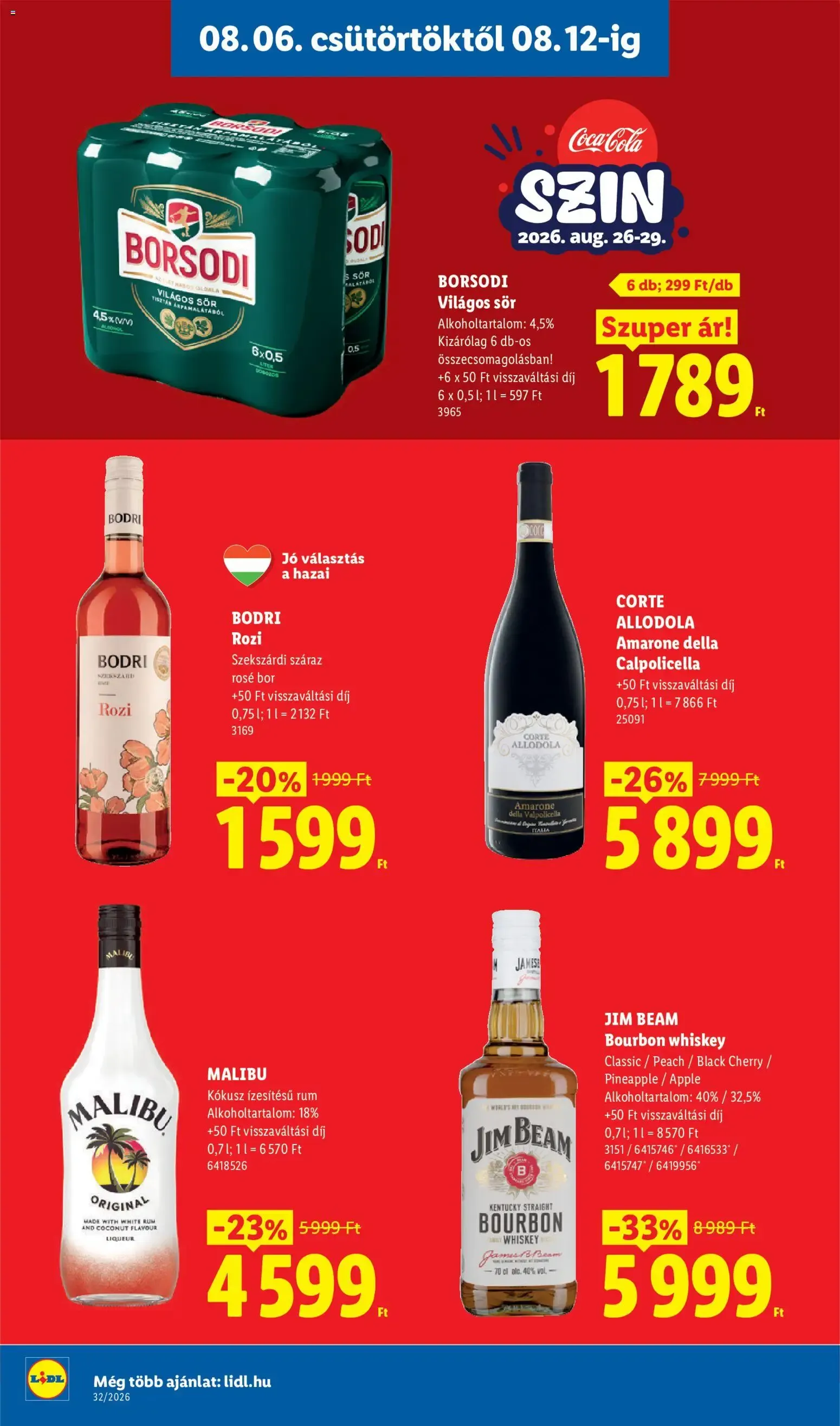 Katalógus Lidl akciós újság - 2026.08.06. -tól/töl > akció, lapozható szórólap 🛍️ augusztus 6.-tól augusztus 12.-ig 2026. - Oldal 20