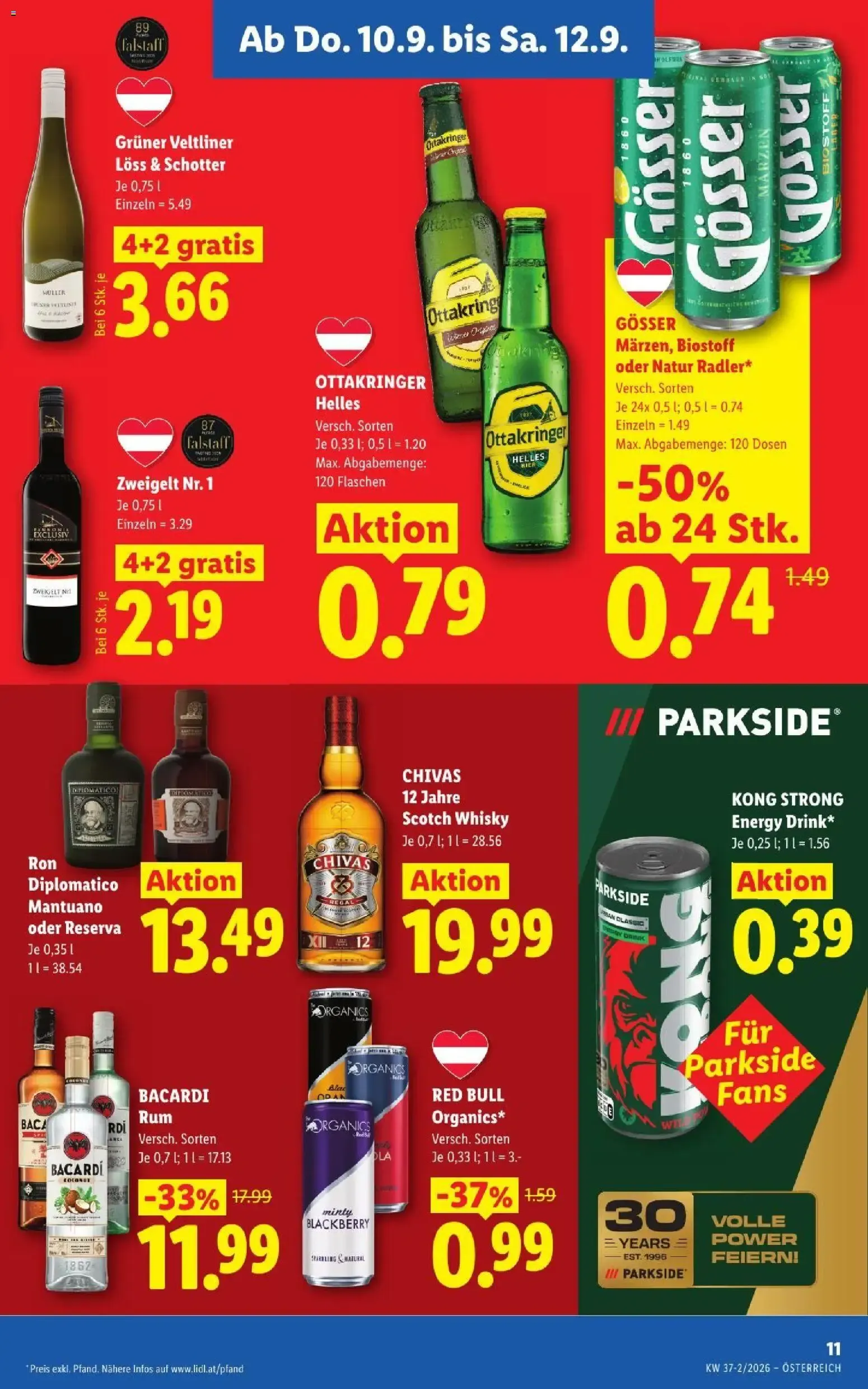 Lidl - Flugblatt ab 10.09.2026 - Angebote ab donnerstag von 10. September bis 12. September 2026 - Flugblätt seite  13