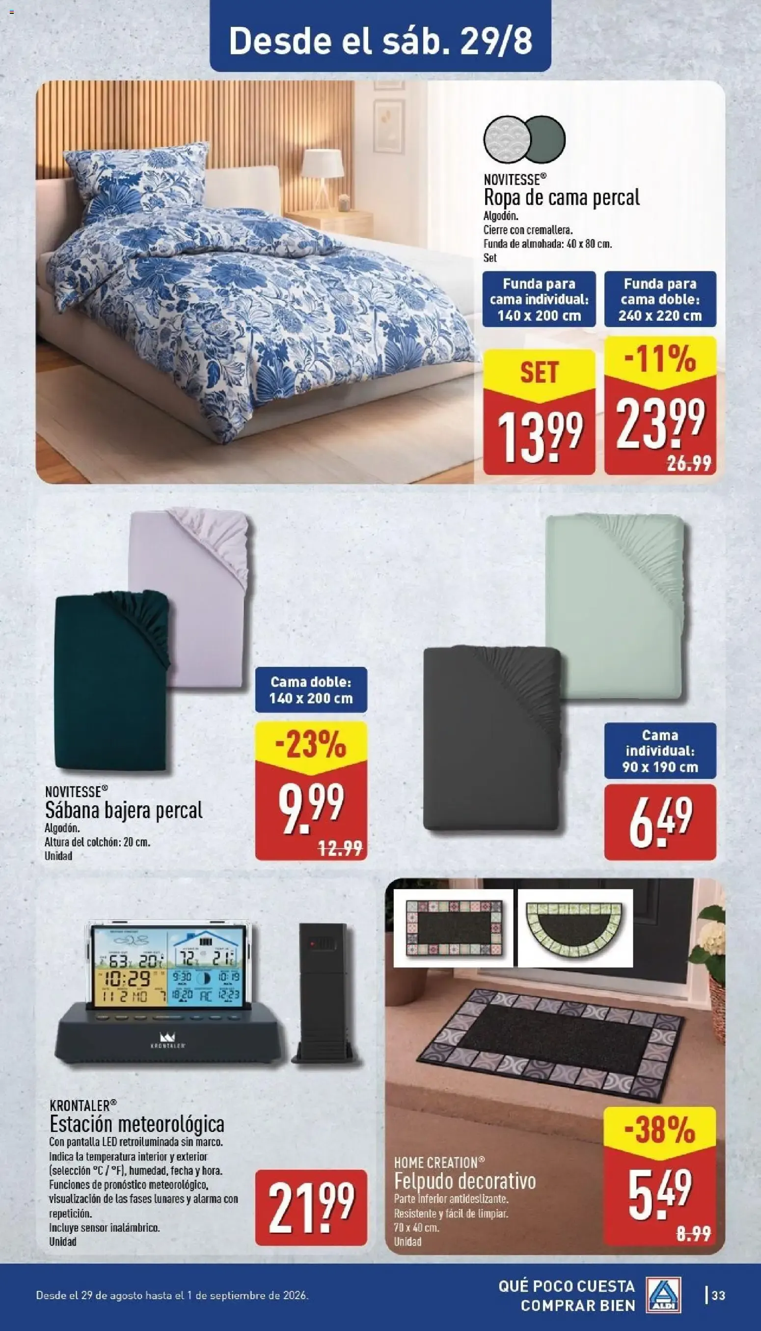Catálogo de Aldi folleto Canarias del 24/08/2026 | Catálogo 24 de agosto al 30 de agosto 2026 - Página 33