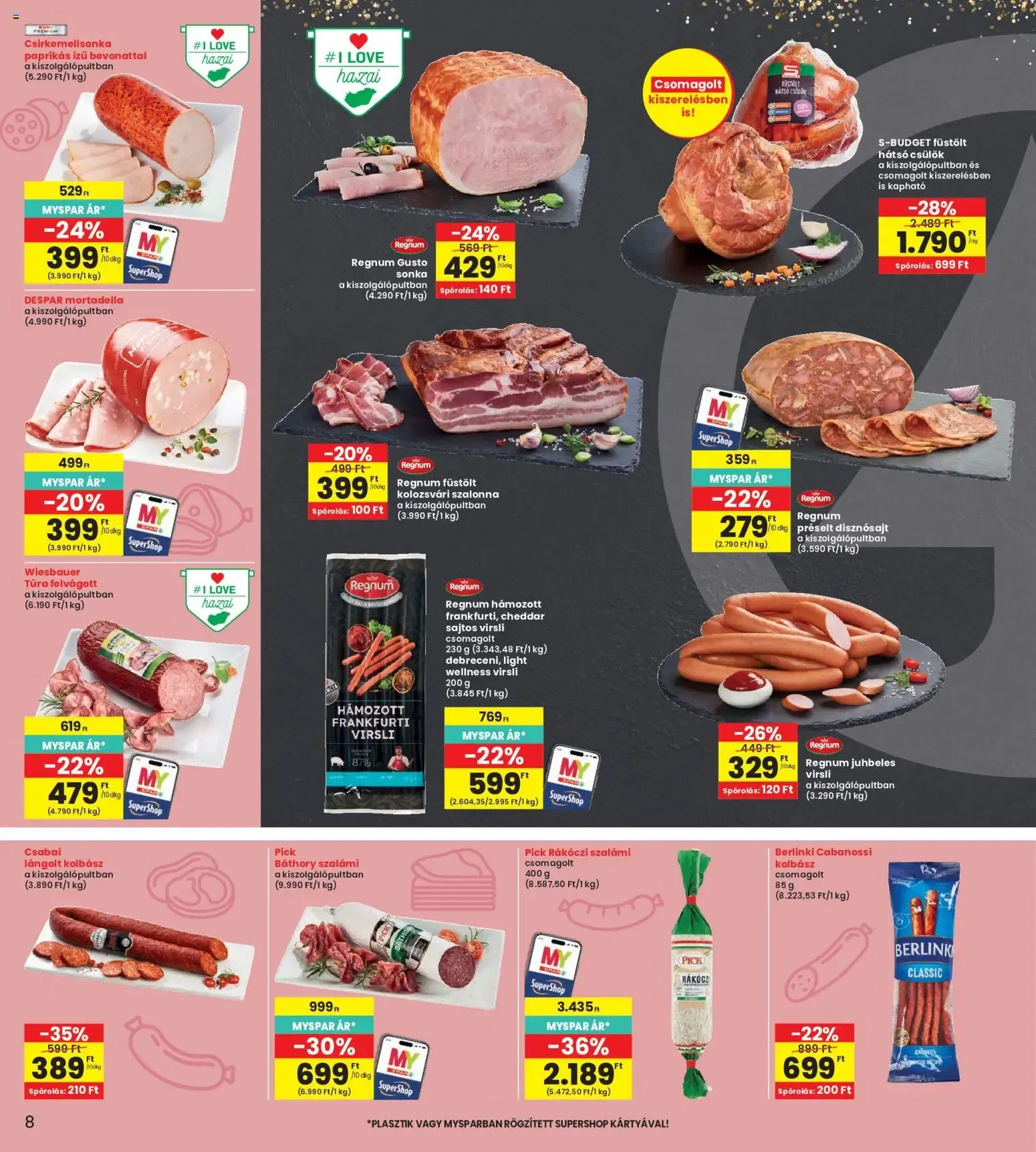 Katalógus Interspar akciós újság - 2026.10.08. -tól/töl > akció, lapozható szórólap 🛍️ október 8.-tól október 14.-ig 2026. - Oldal 8