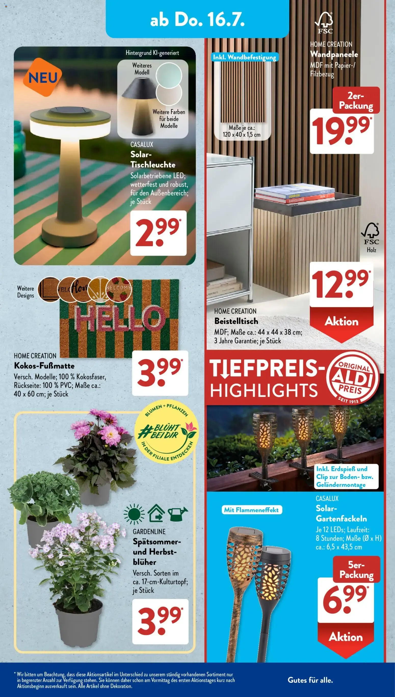 Aldi Süd Tiefpreis-Highlight von 13. Juli bis 18. Juli 2026 - Prospekt seite 10