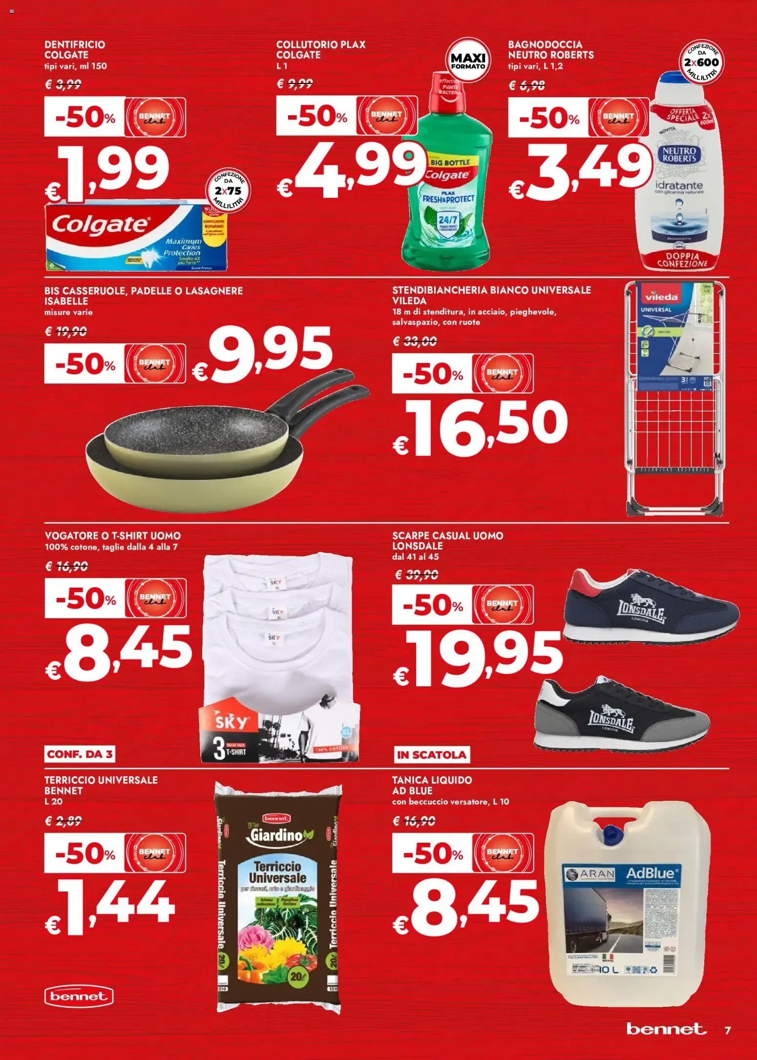 Bennet: 50% en 50 Productos da 30 luglio a 12 agosto di 2026 - Pagina del volantino 7