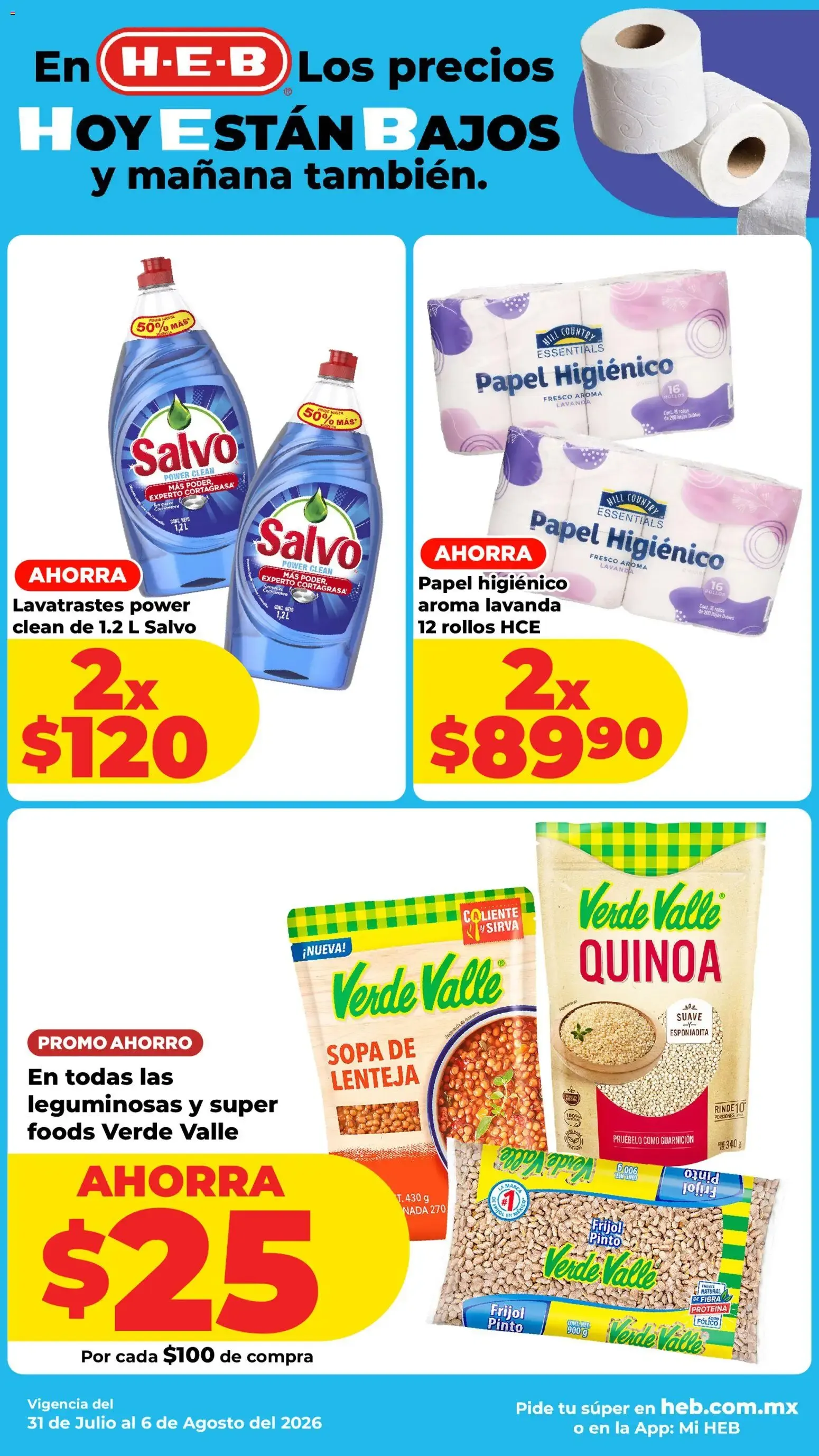 Catálogo de H-E-B: Los precios hoy están bajos y mañana también. 31 de julio al 3 de agosto 2026 - Pagina 3