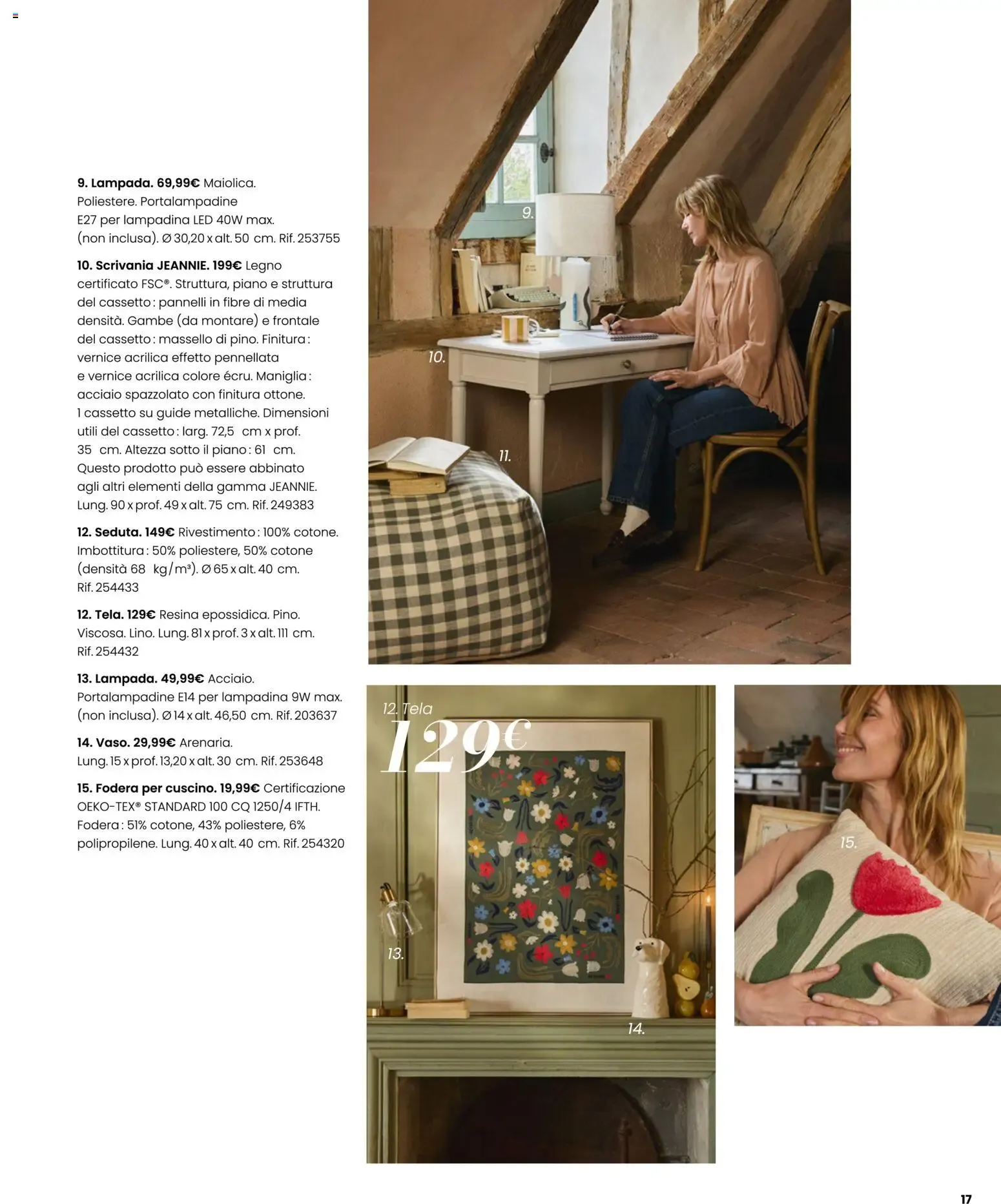 MAISONS DU MONDE PERCORSI INTERIORI COLLEZIONE AUTUNNO-INVERNO 2026 da 23 settembre a 20 marzo di 2027 - Pagina del volantino 17